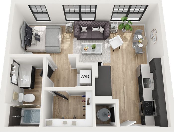 one bedroom apartment layout novel atherton