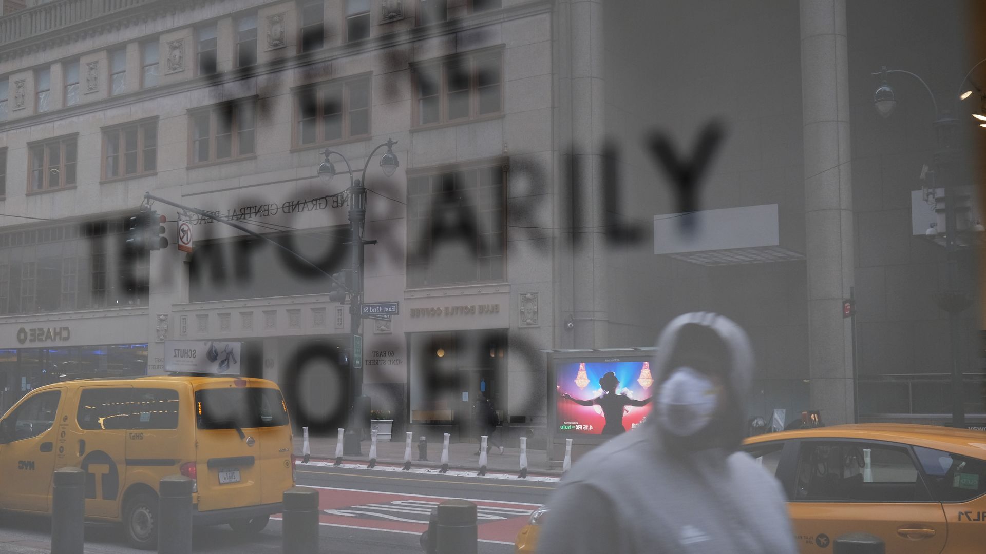 A Closed sign in new york.