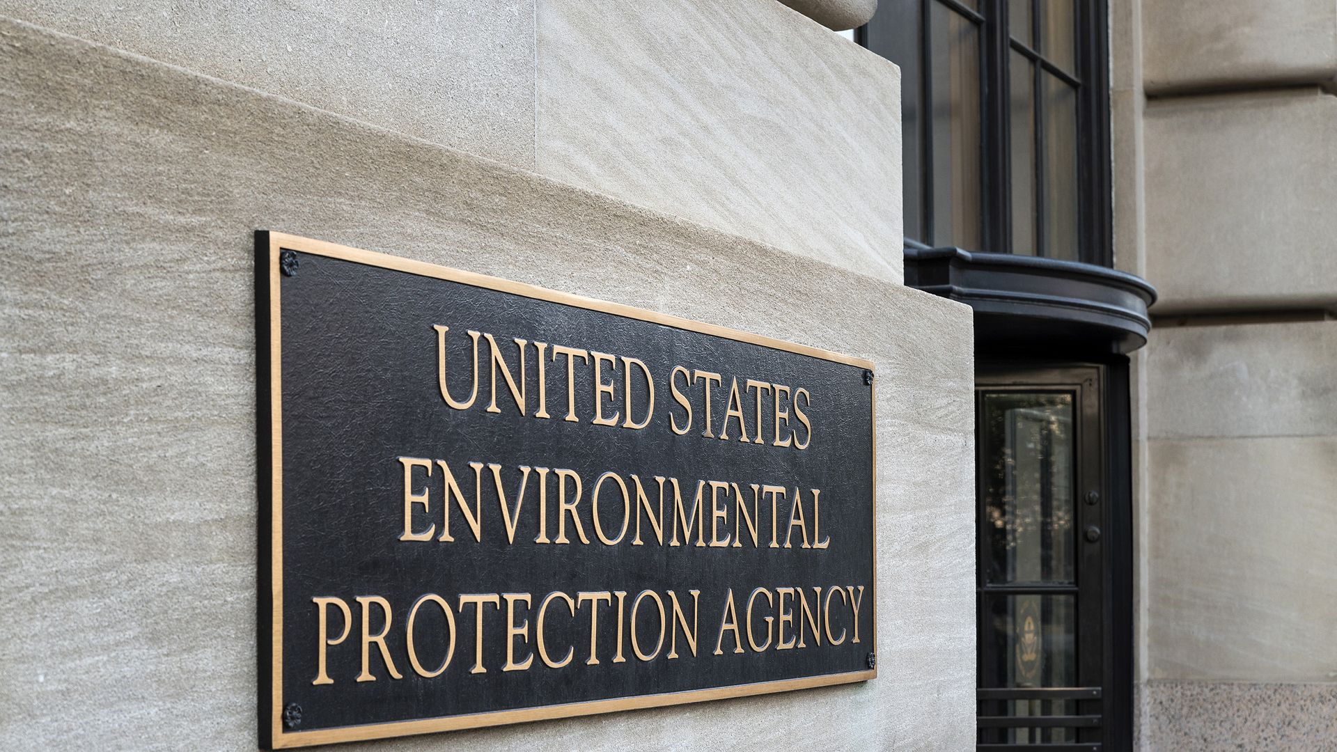 Environmental Protection Agency sign 