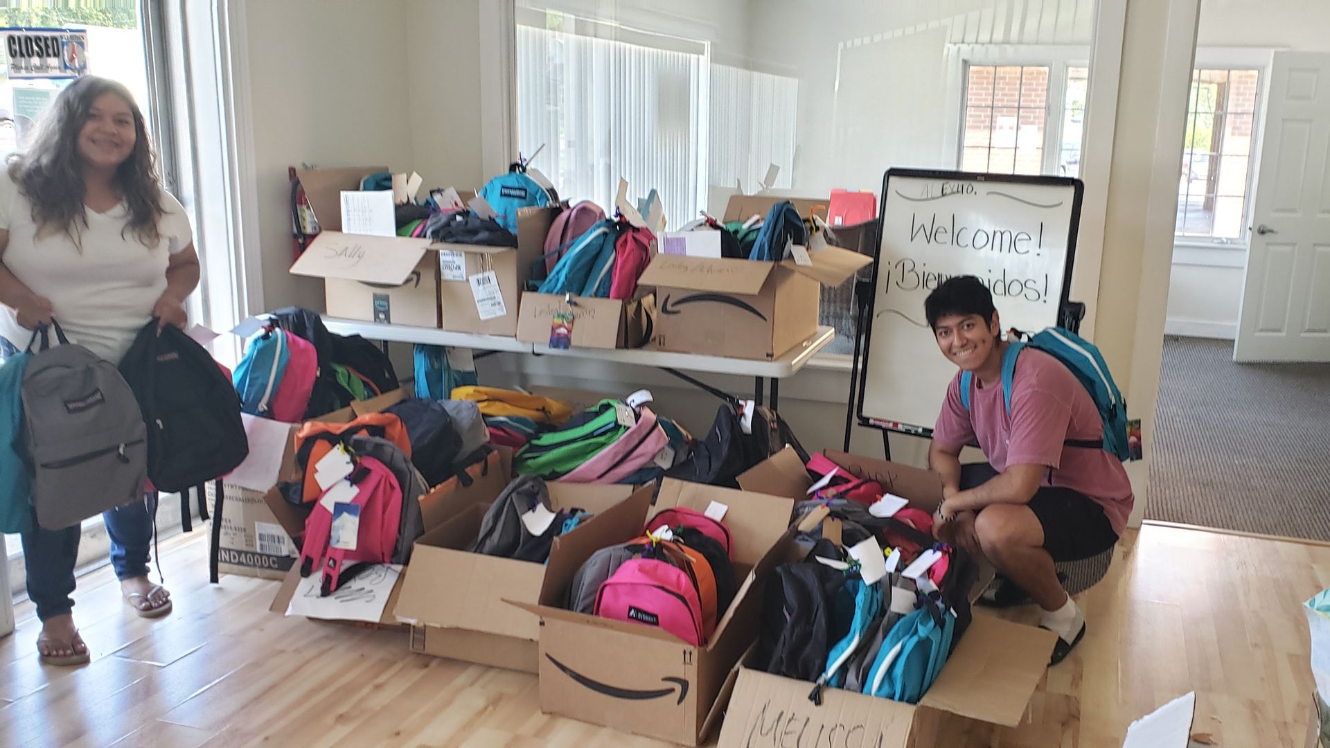 Students part of Al Exito in Des Moines