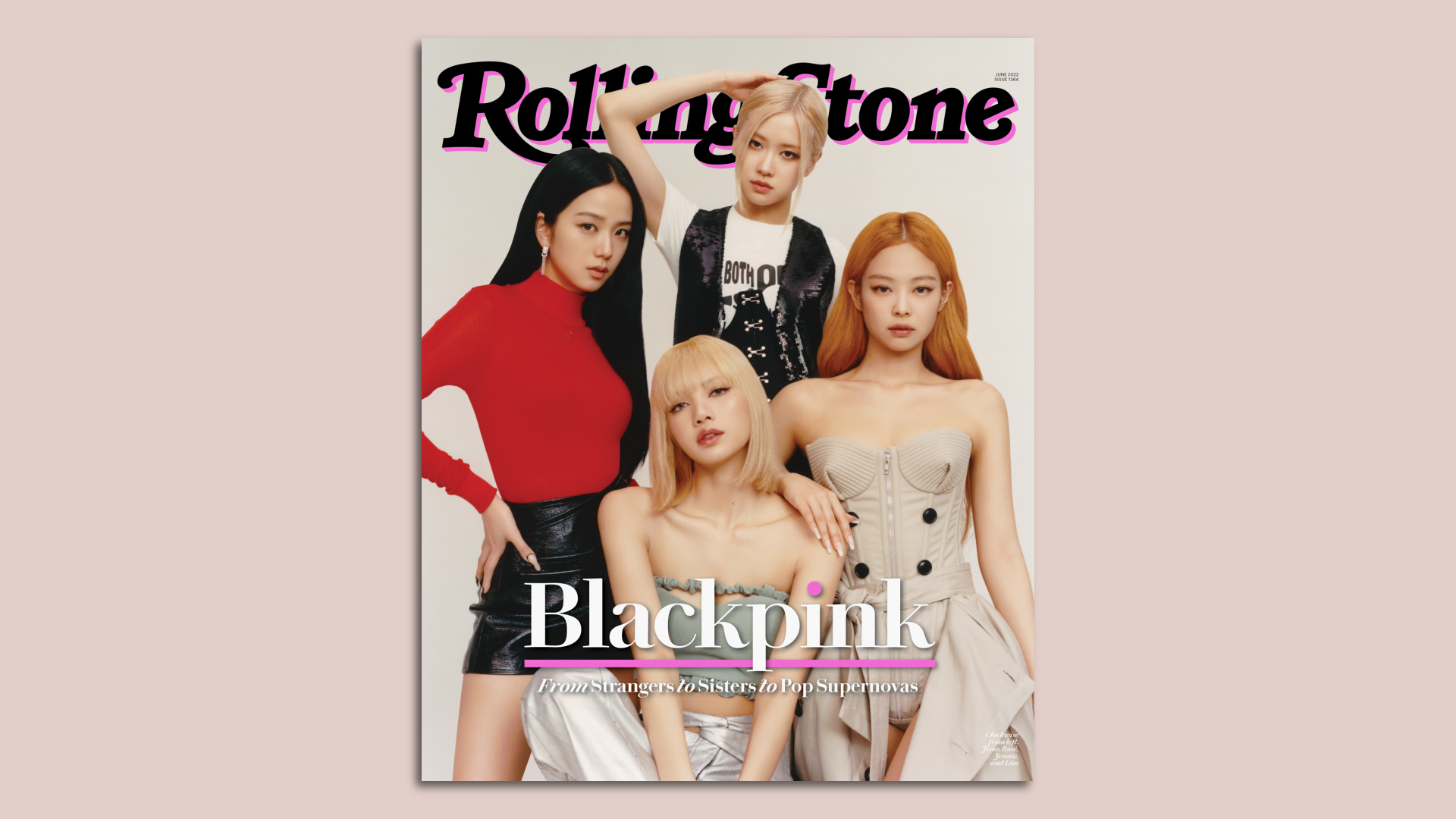 cover of rolling stone magazine featuring all-girl K-pop group Blackpink