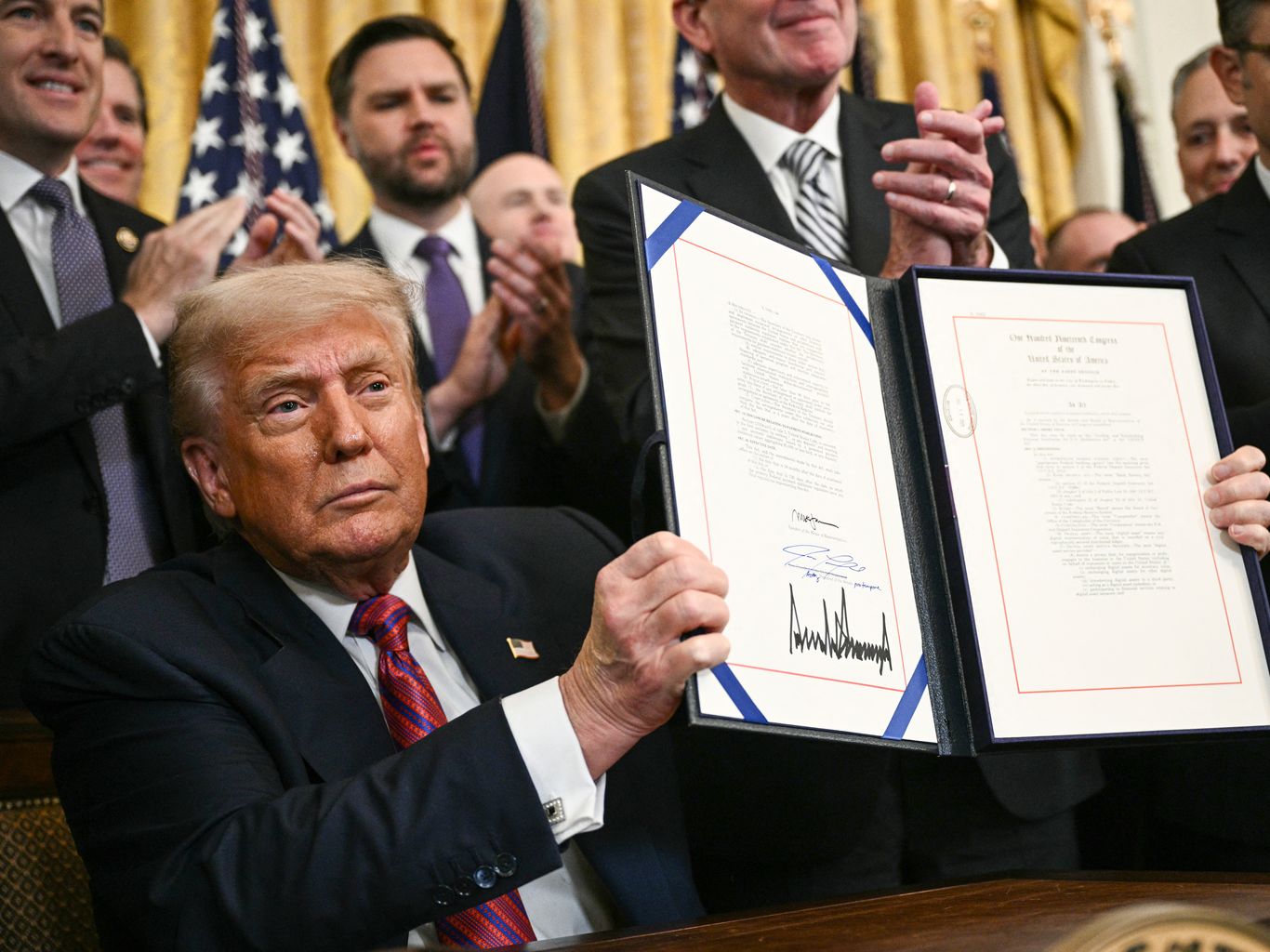 Trump administration pushes swift action on stablecoins, taxes