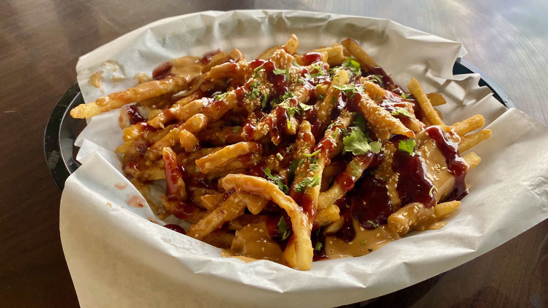 PB & J Fries from Curbin' Cuisine.