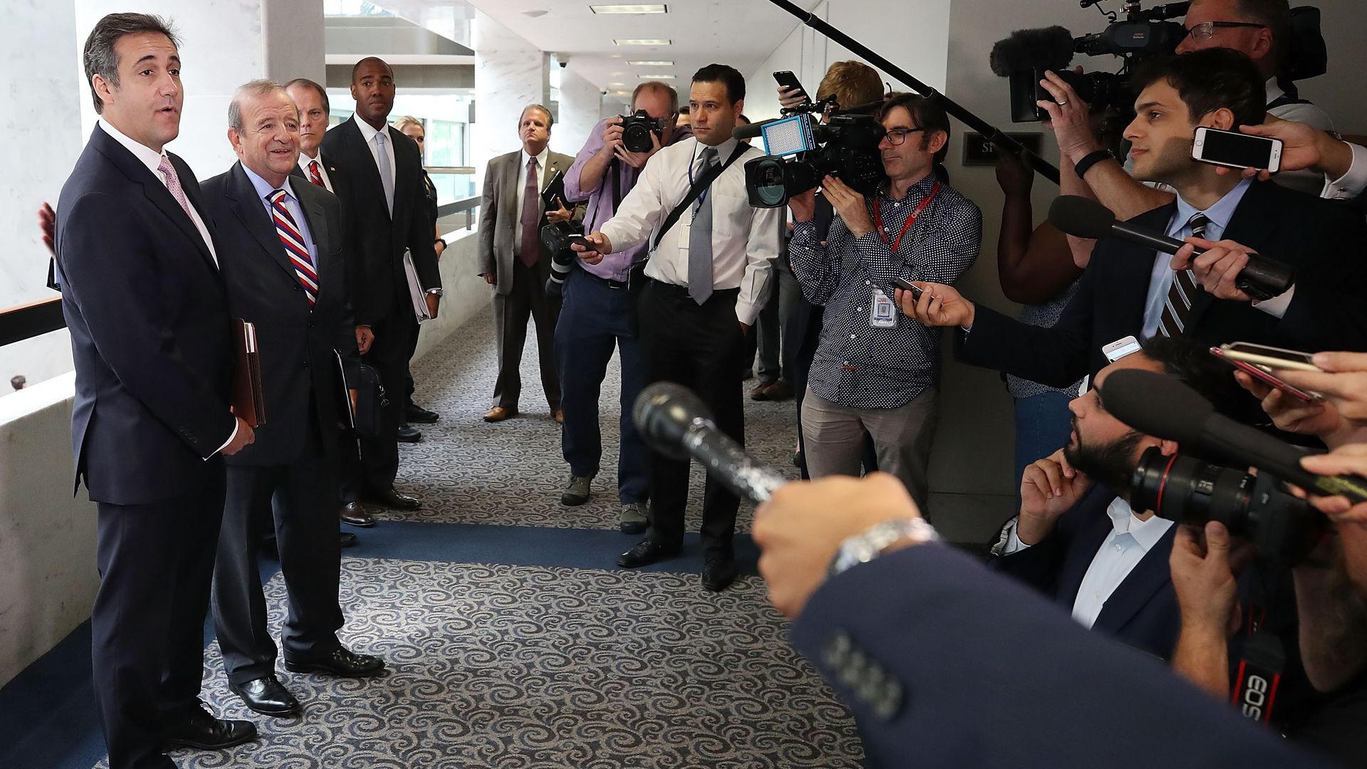 Michael Cohen with his attorney