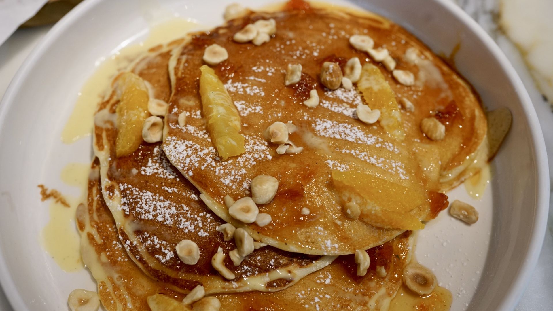 The Market at Edition's ricotta pancakes at Water Street. 