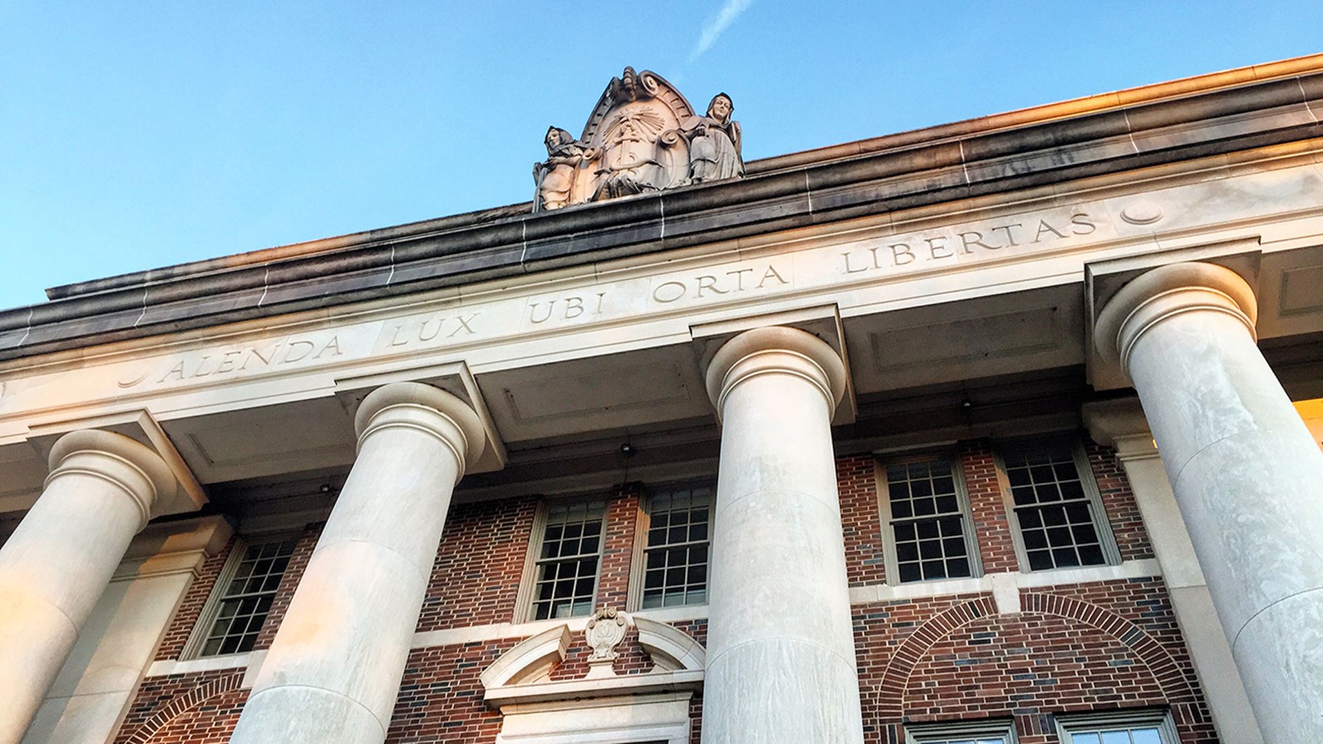 A building at Davidson College