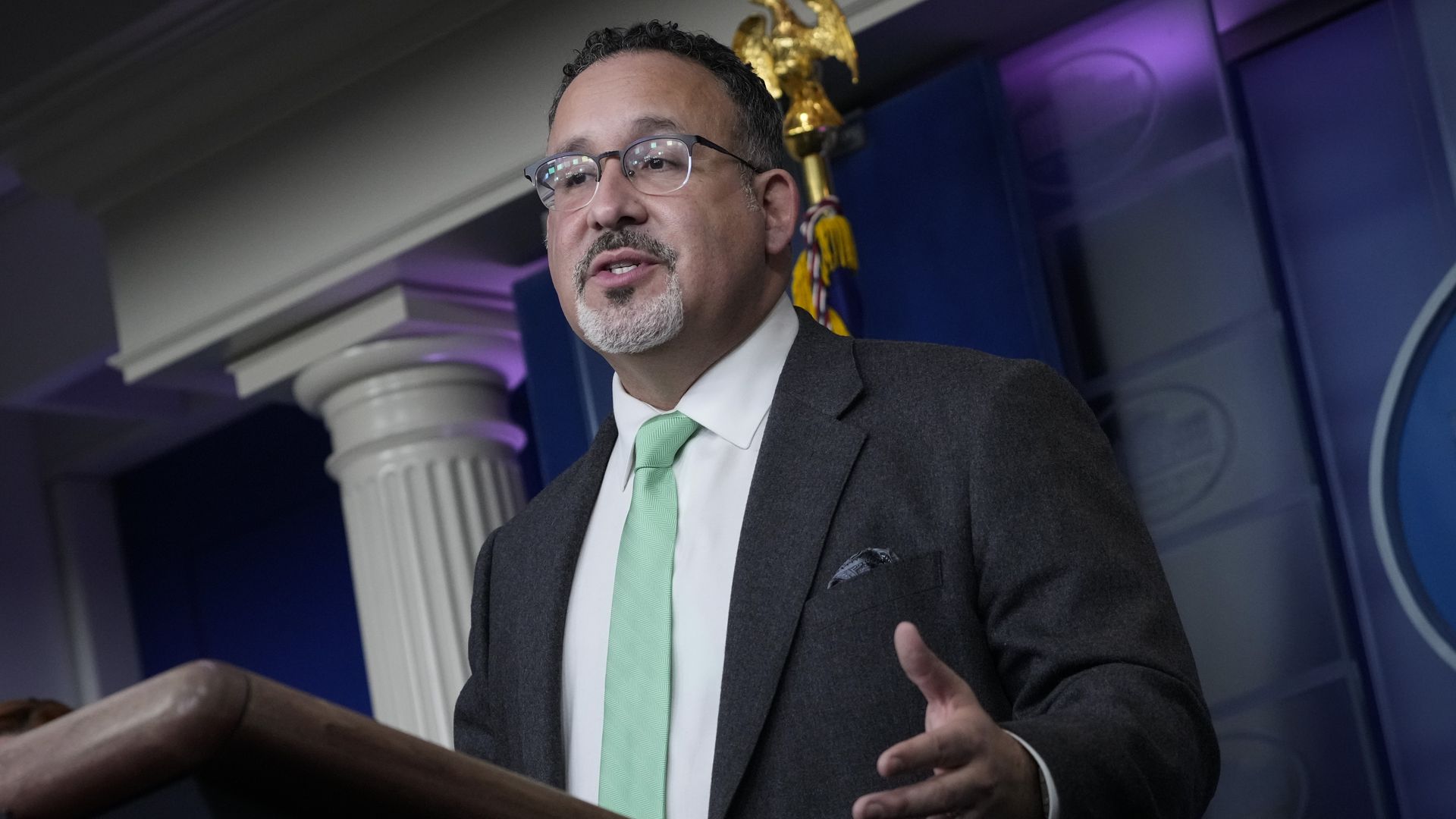 Secretary of Education Miguel Cardona