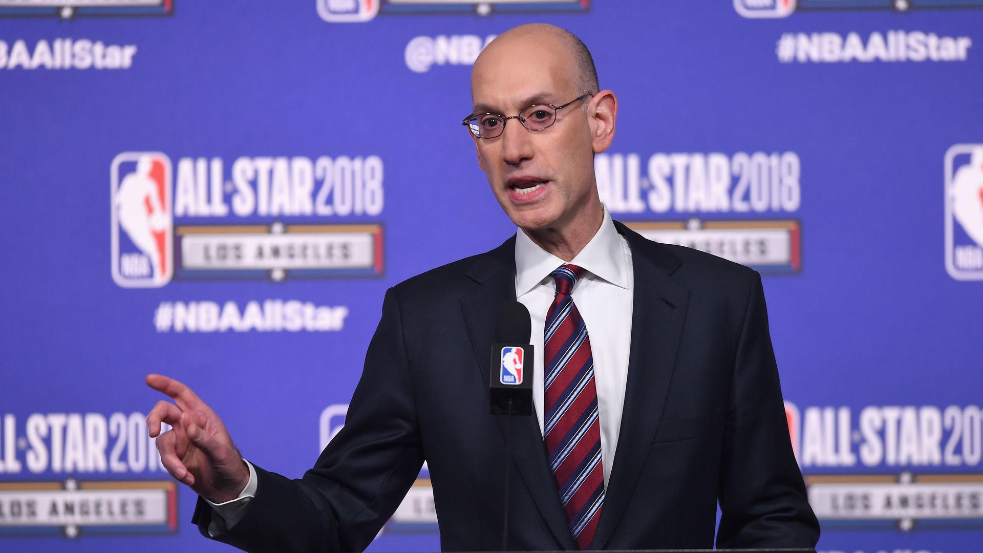 NBA commissioner Adam Silver