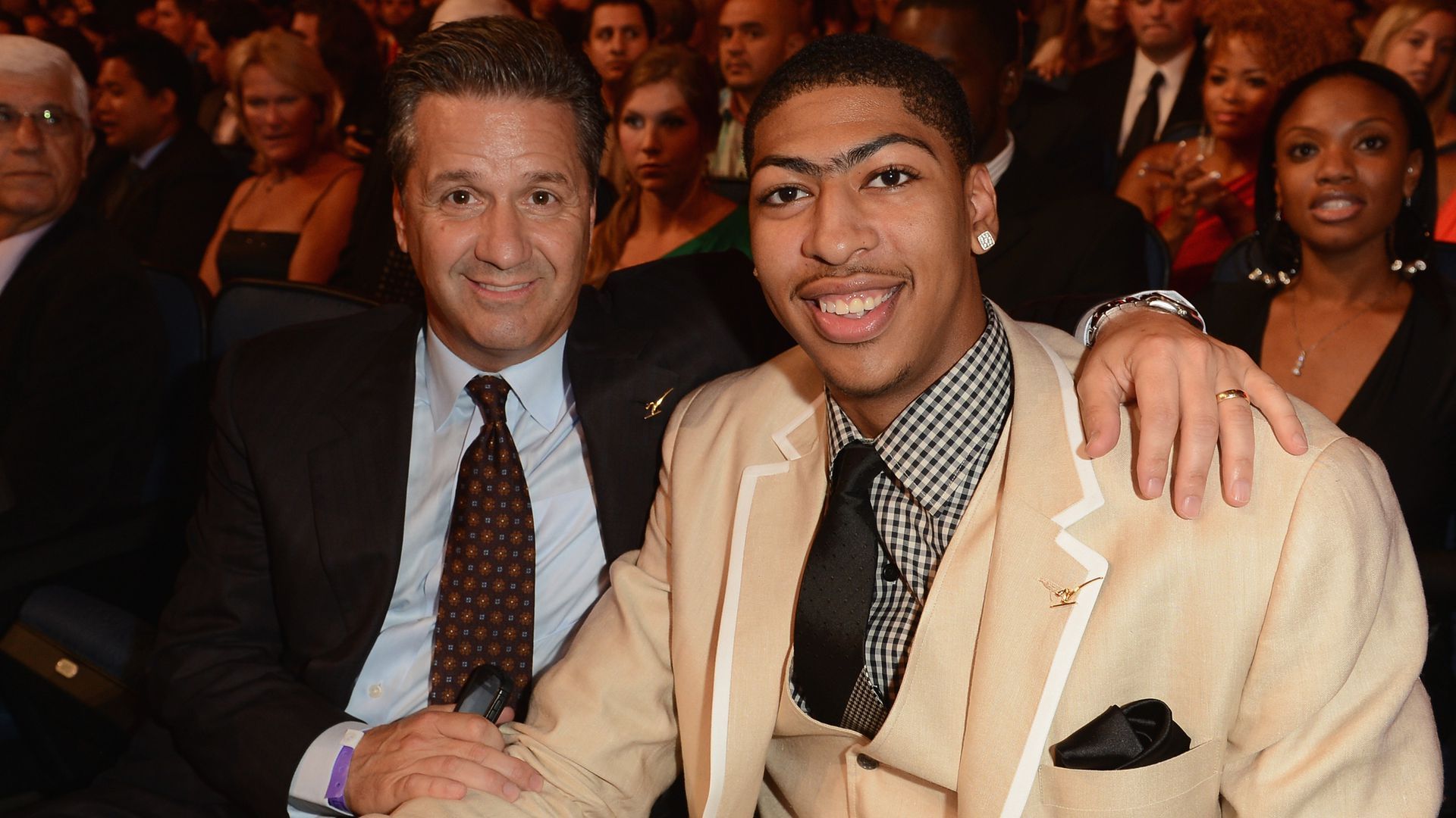 John Calipari and Anthony Davis at the 2012 ESPY Awards. Photo: Jason Merritt/Getty Images