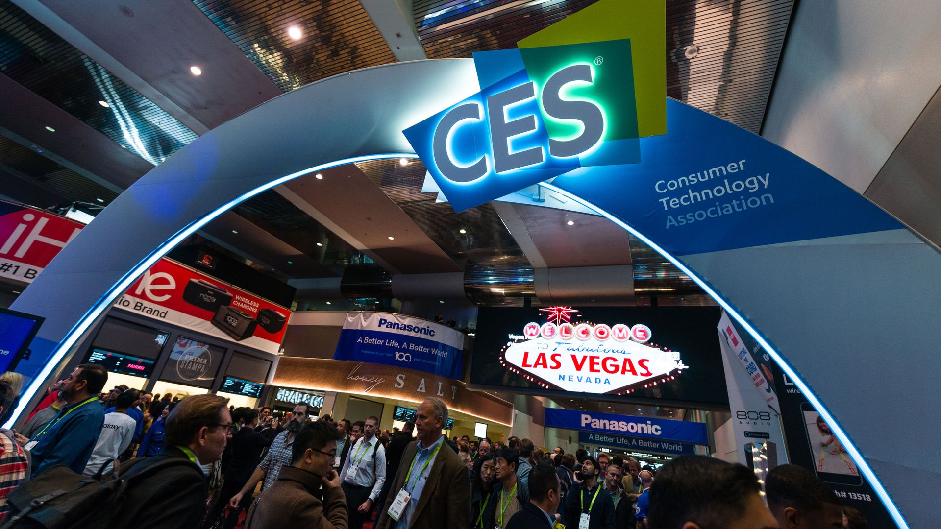 The show floor at CES 2018.