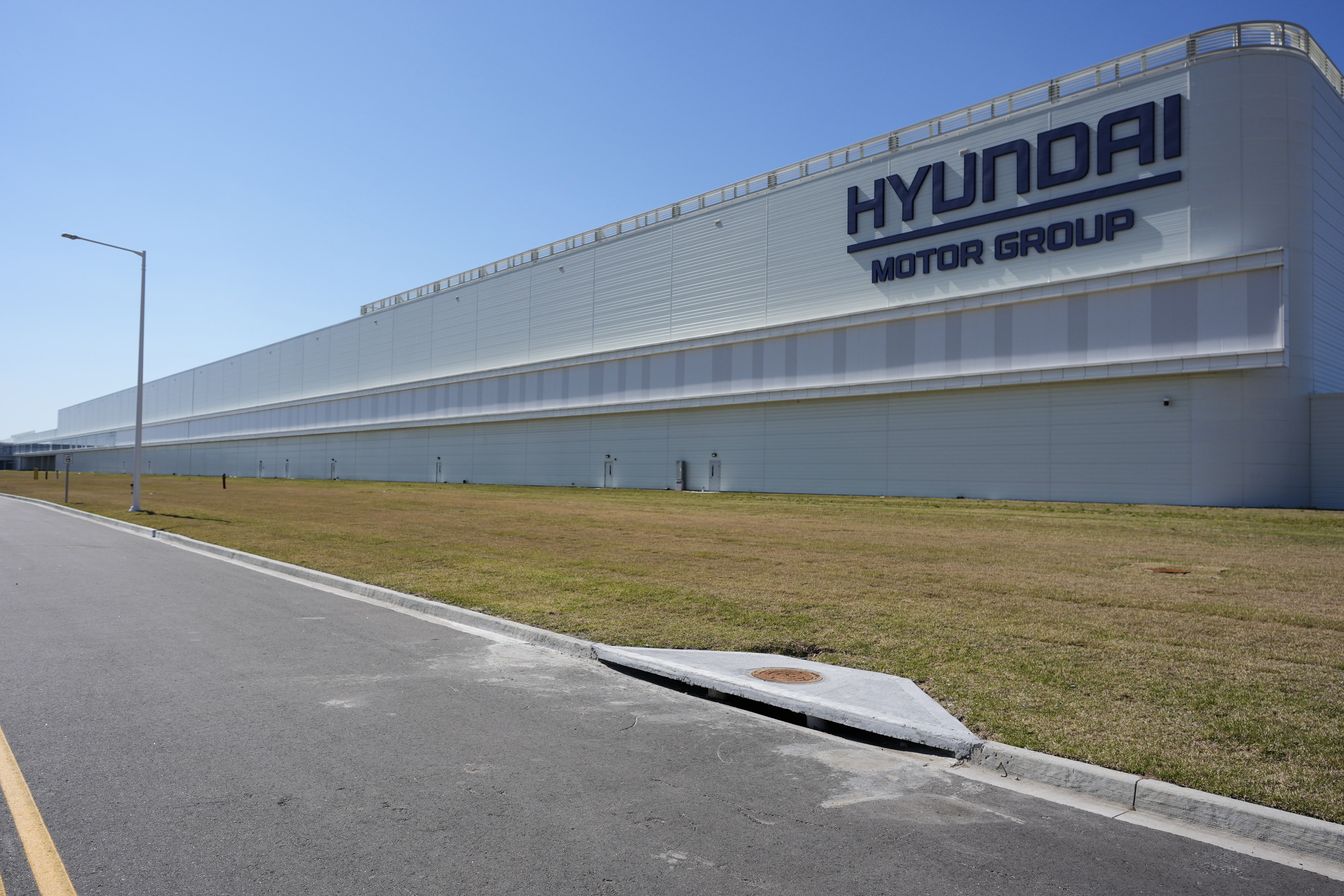 The Hyundai Motor Group Metaplant America is seen on March 26, 2025, in Ellabell, Ga. Photo: Mike Stewart/AP