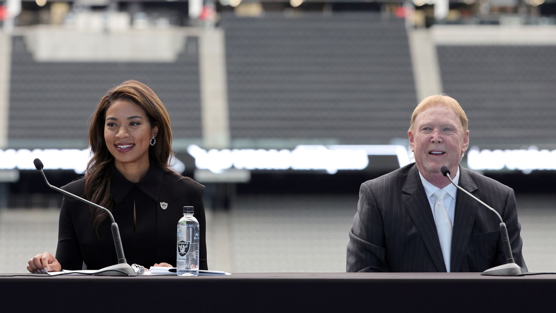 Sandra Douglass Morgan and Mark Davis.