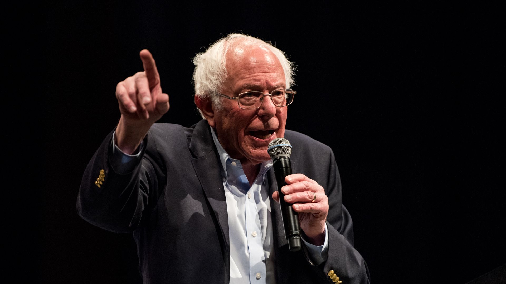 Democratic presidential candidate Sen. Bernie Sanders (I-VT) speaks during a campaign rally on February 22, 2020 in El Paso, Texas.