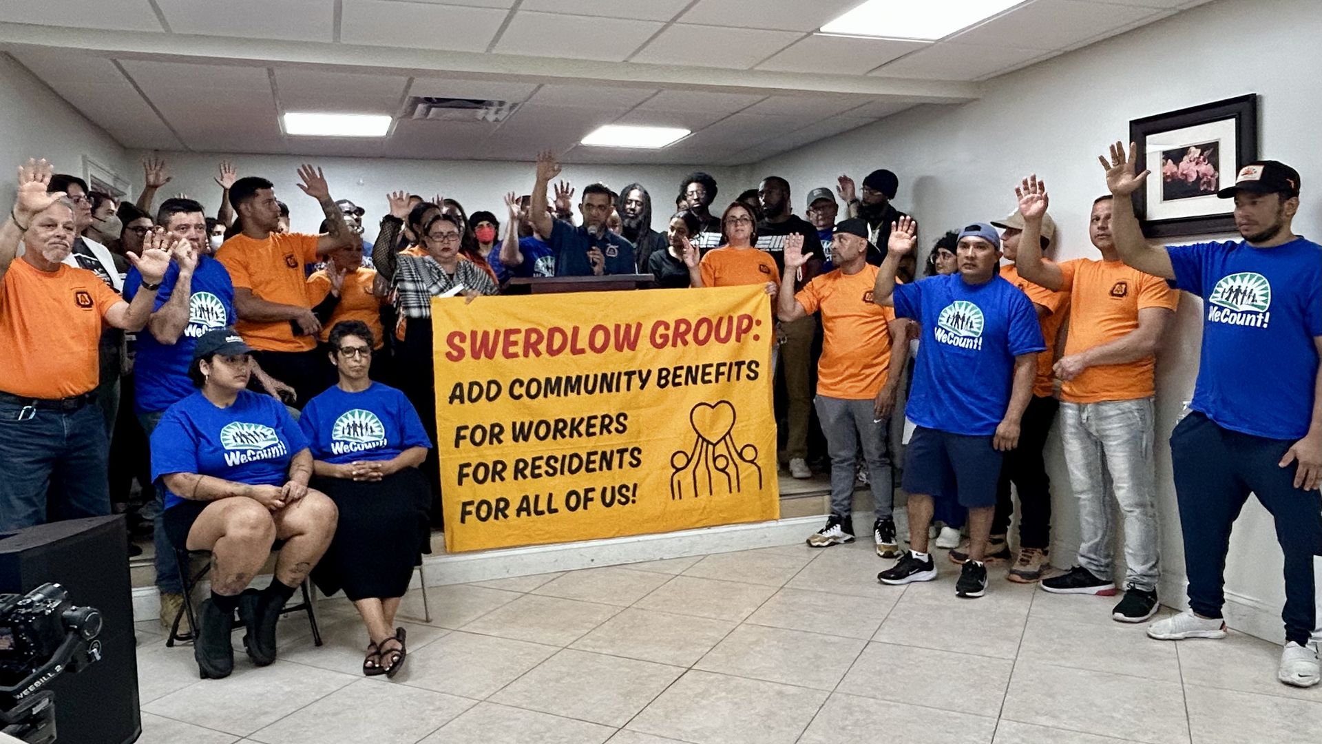 Workers call for protections in Swerdlow redevelopment plan - Axios Miami