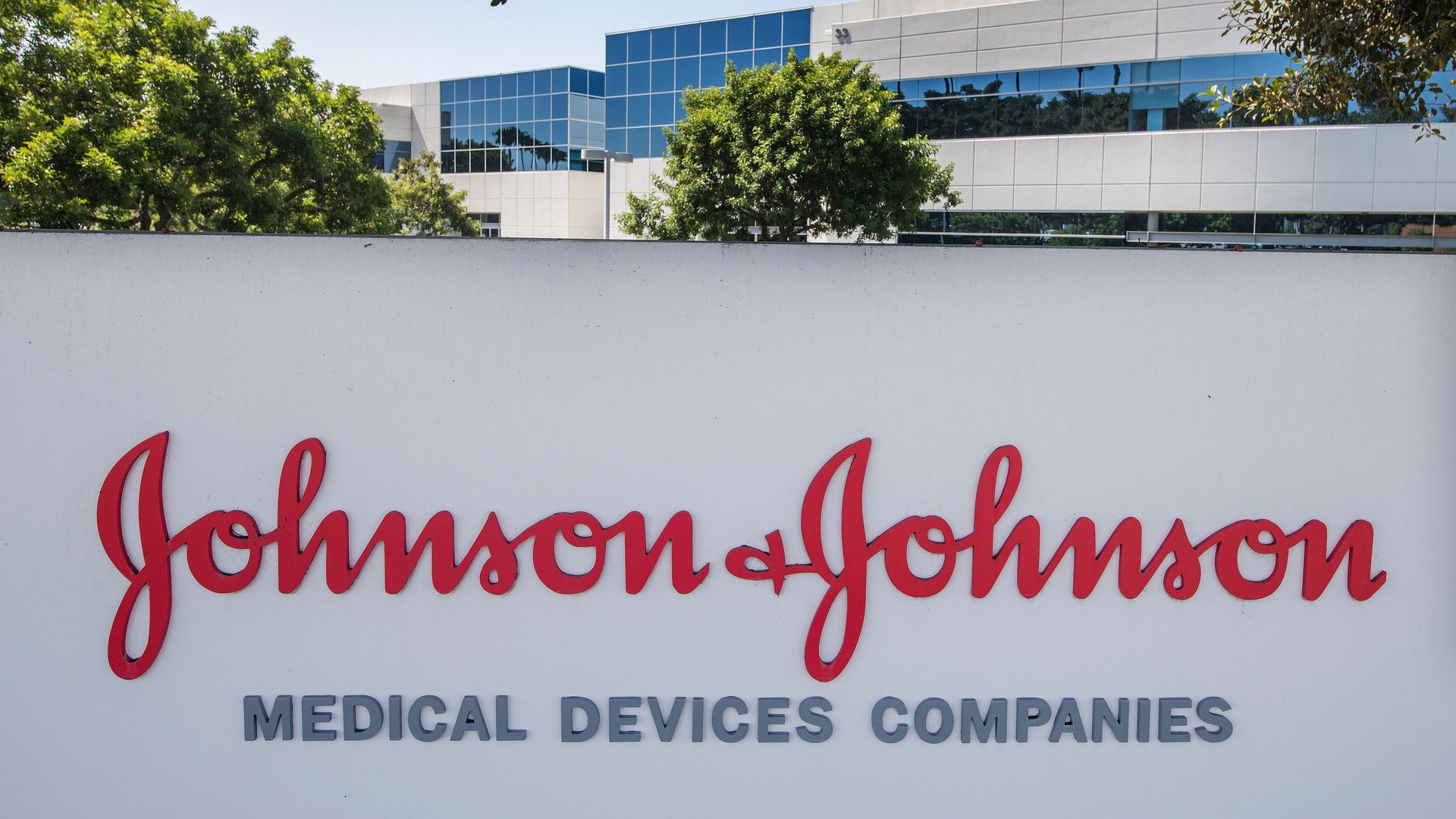 This image shows the Johnson & Johnson logo