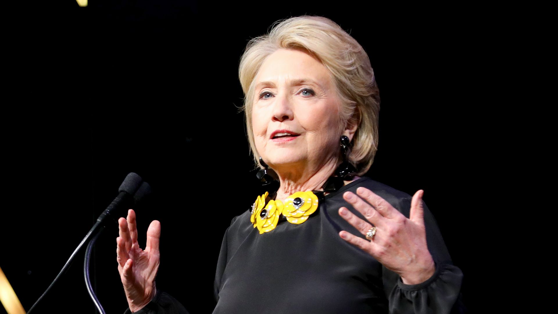 Hillary Clinton says she will continue to speak out on issues.