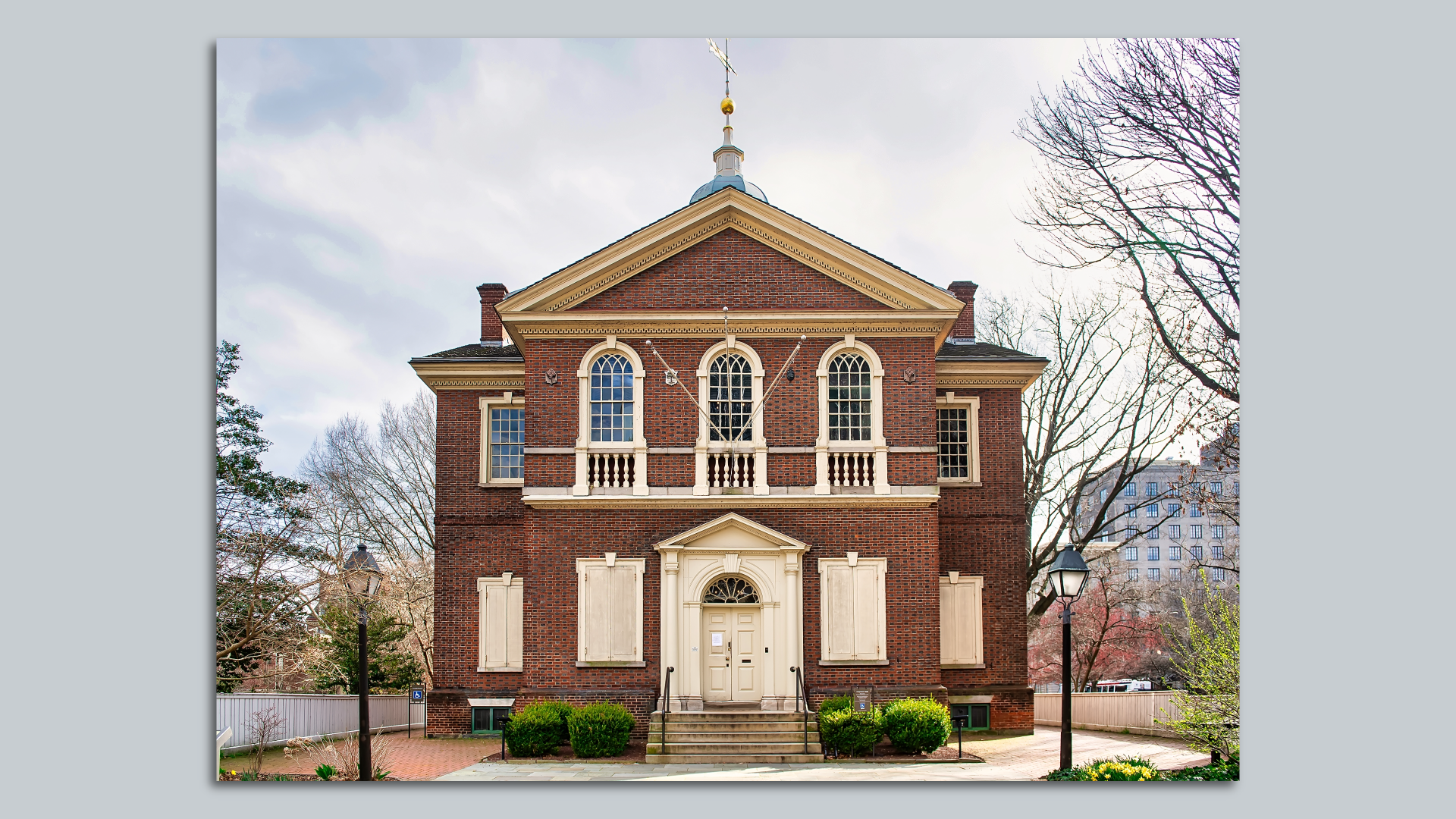 Carpenters' Hall in Philadelphia.