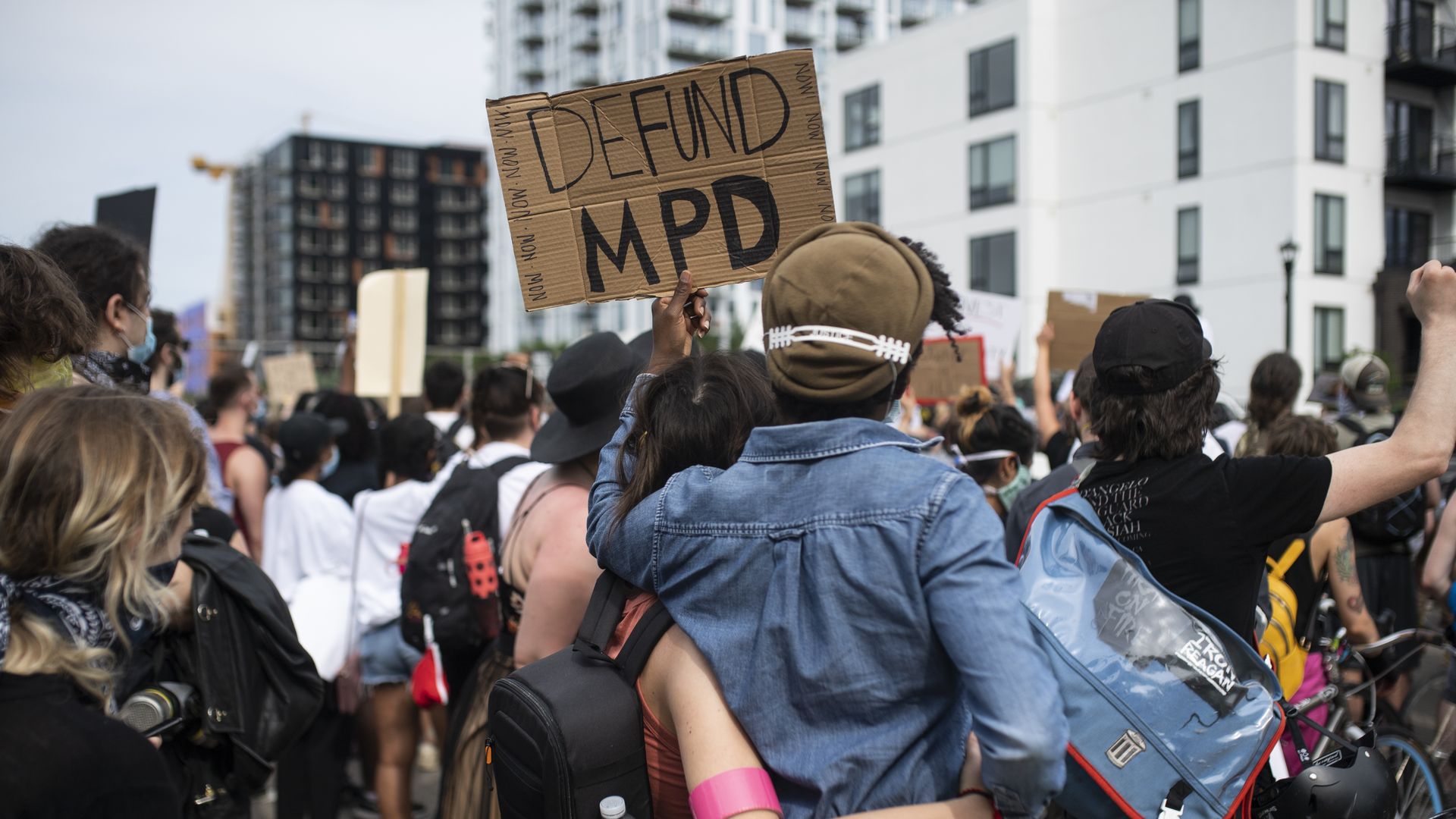 Defund MPD sign