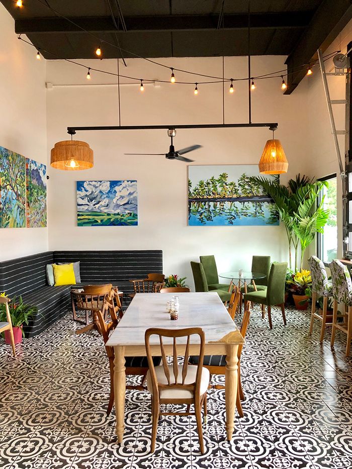 patio at bohemian wine bar