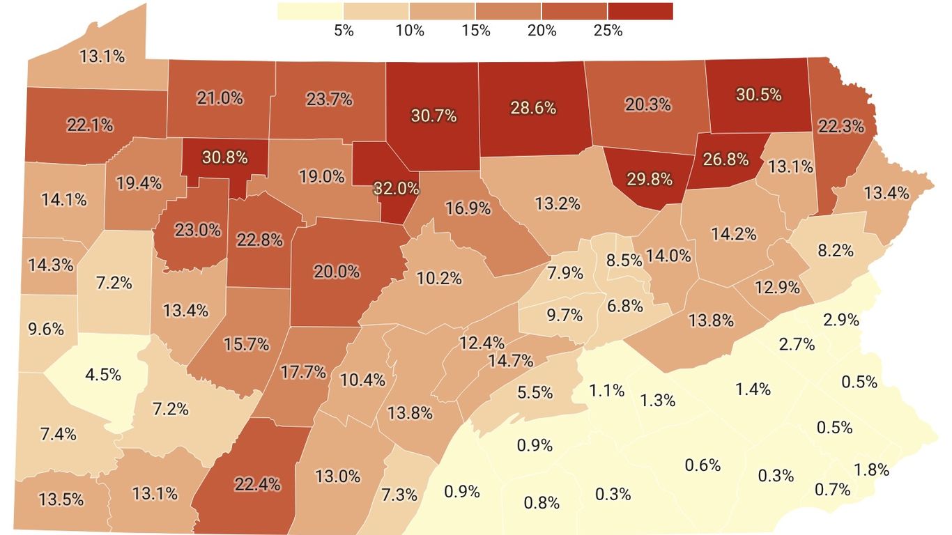 Where Pennsylvania homes still lack air conditioning