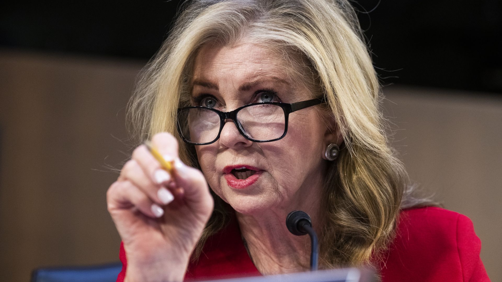 U.S. Sen. Marsha Blackburn speaking.