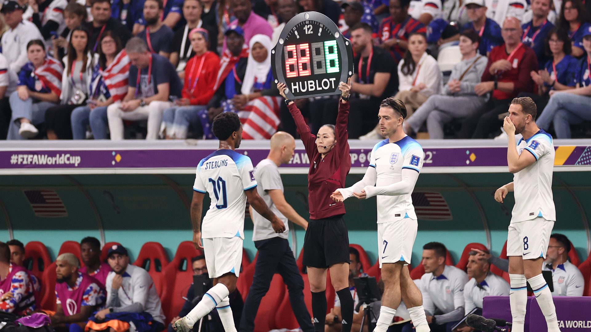 England substitution