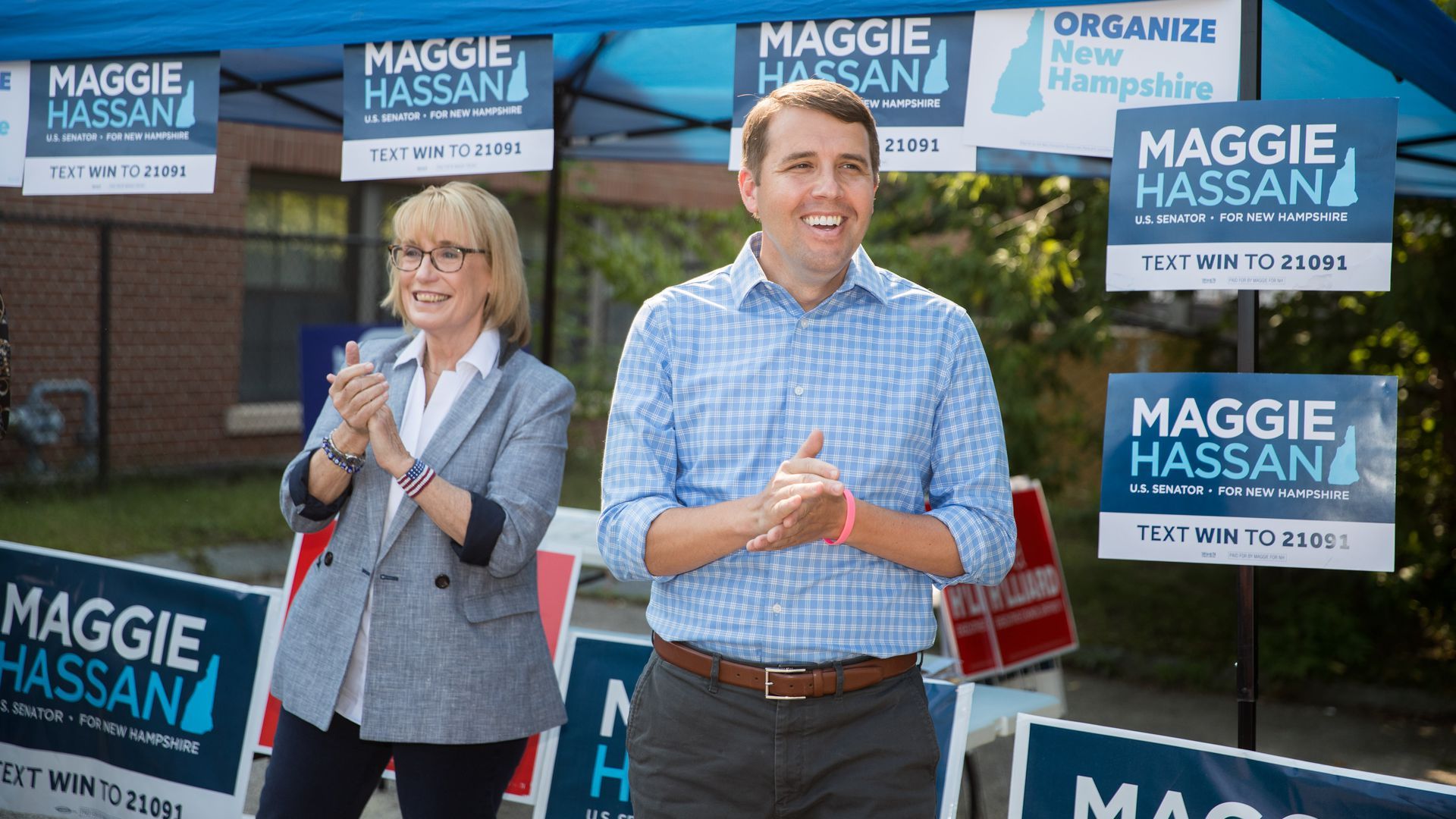 Maggie Hassan and Chris Pappas