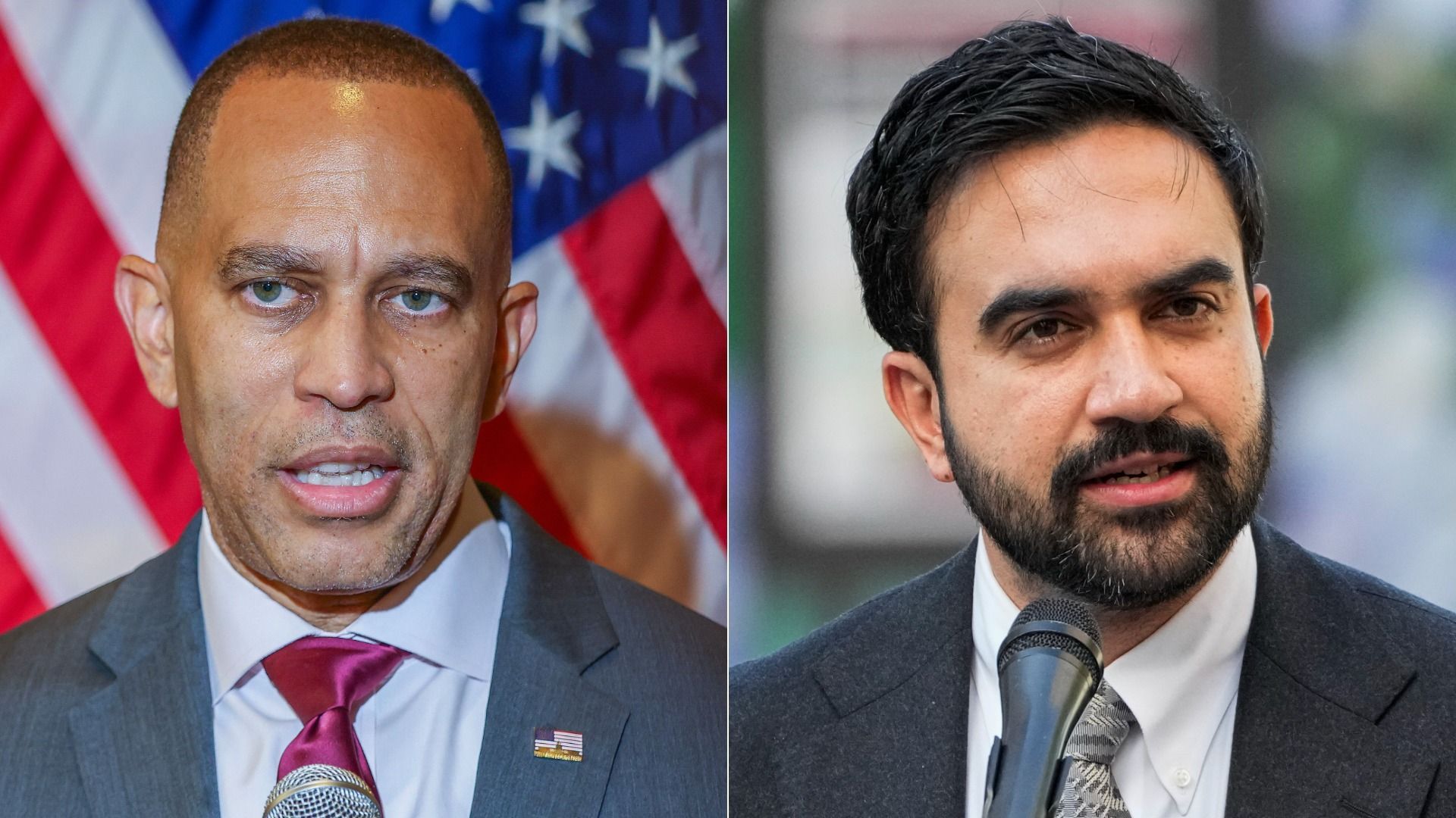 This is Hakeem Jeffries and Zohran Mamdani