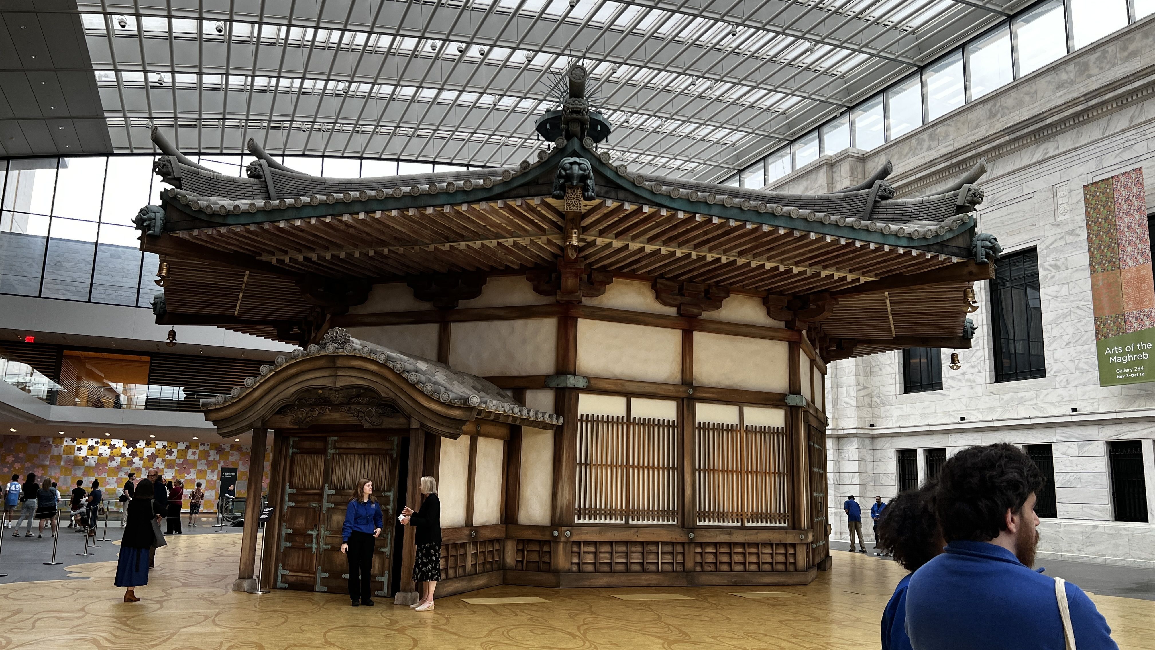 A recreation of a Buddhist temple.