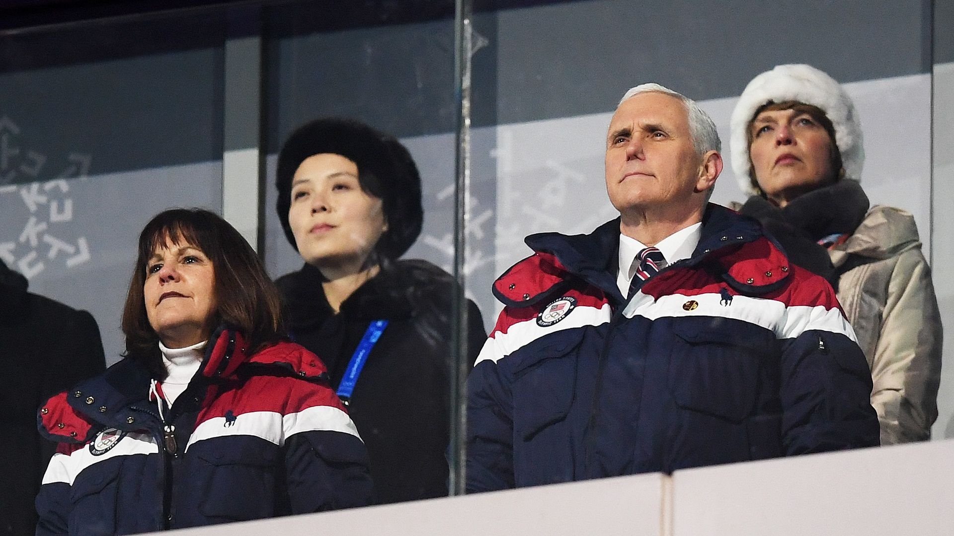 Mike Pence at the Winter Olympics in South Korea