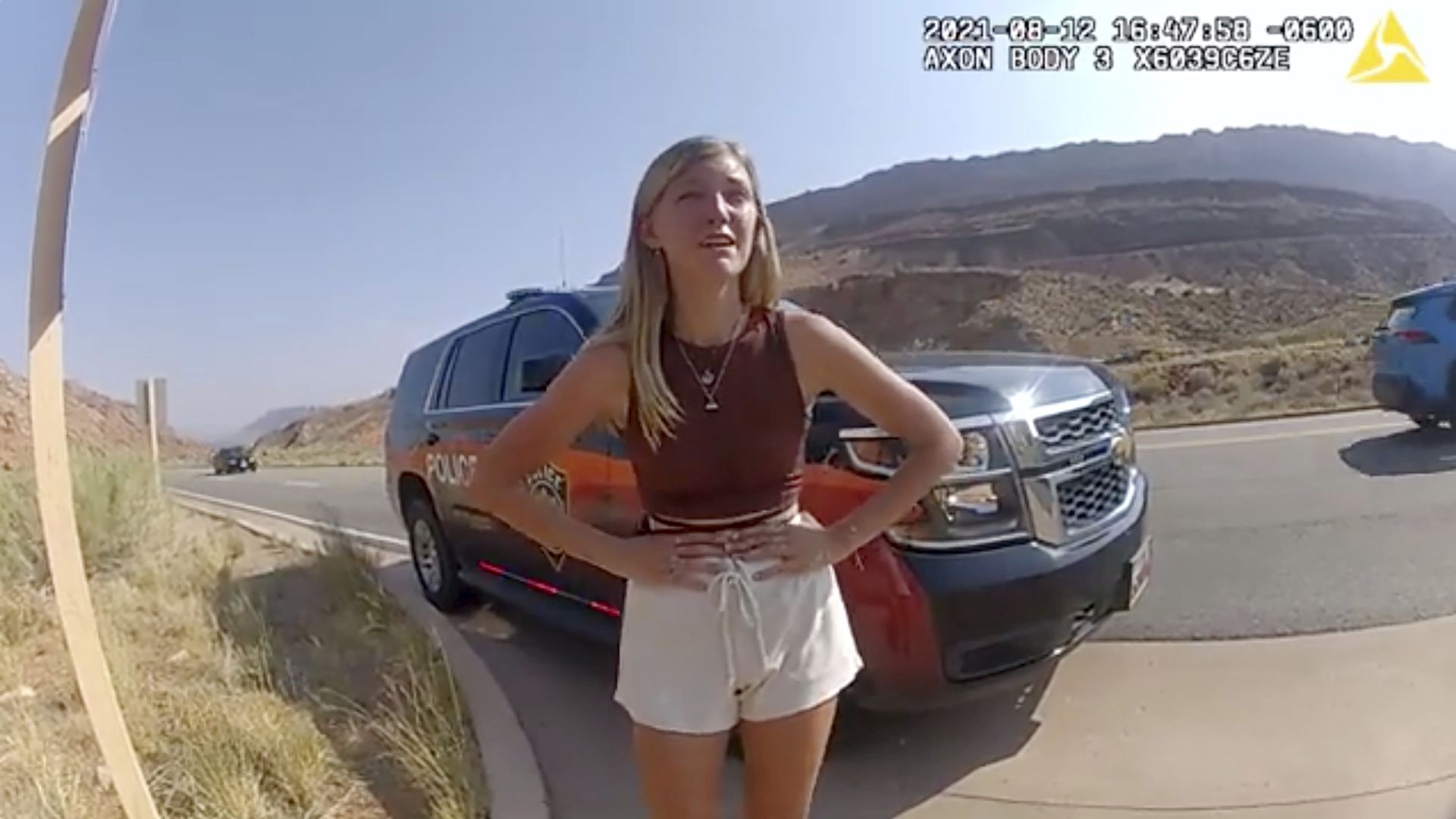 Police footage of Gabby Petito. 