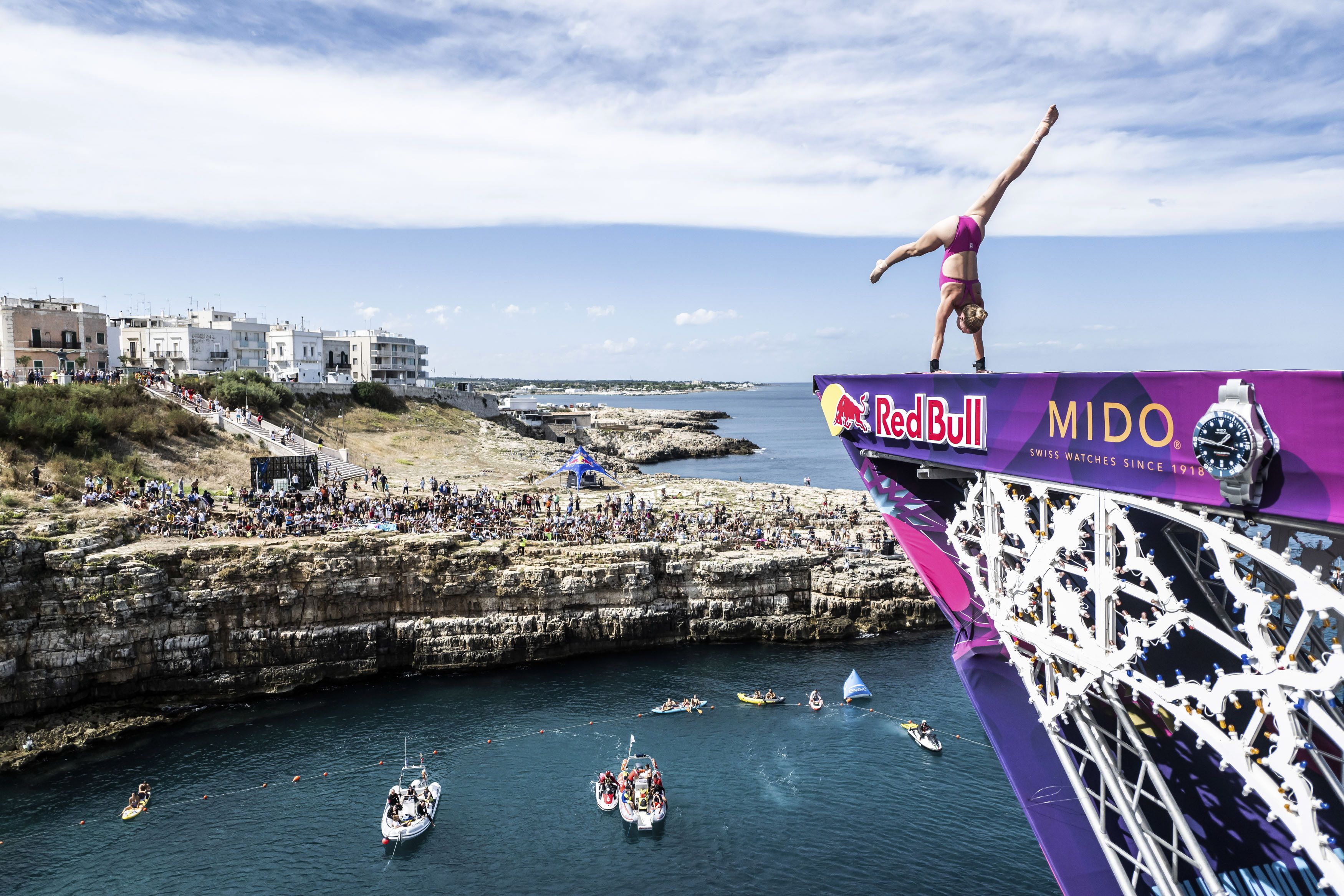 Cliff diving