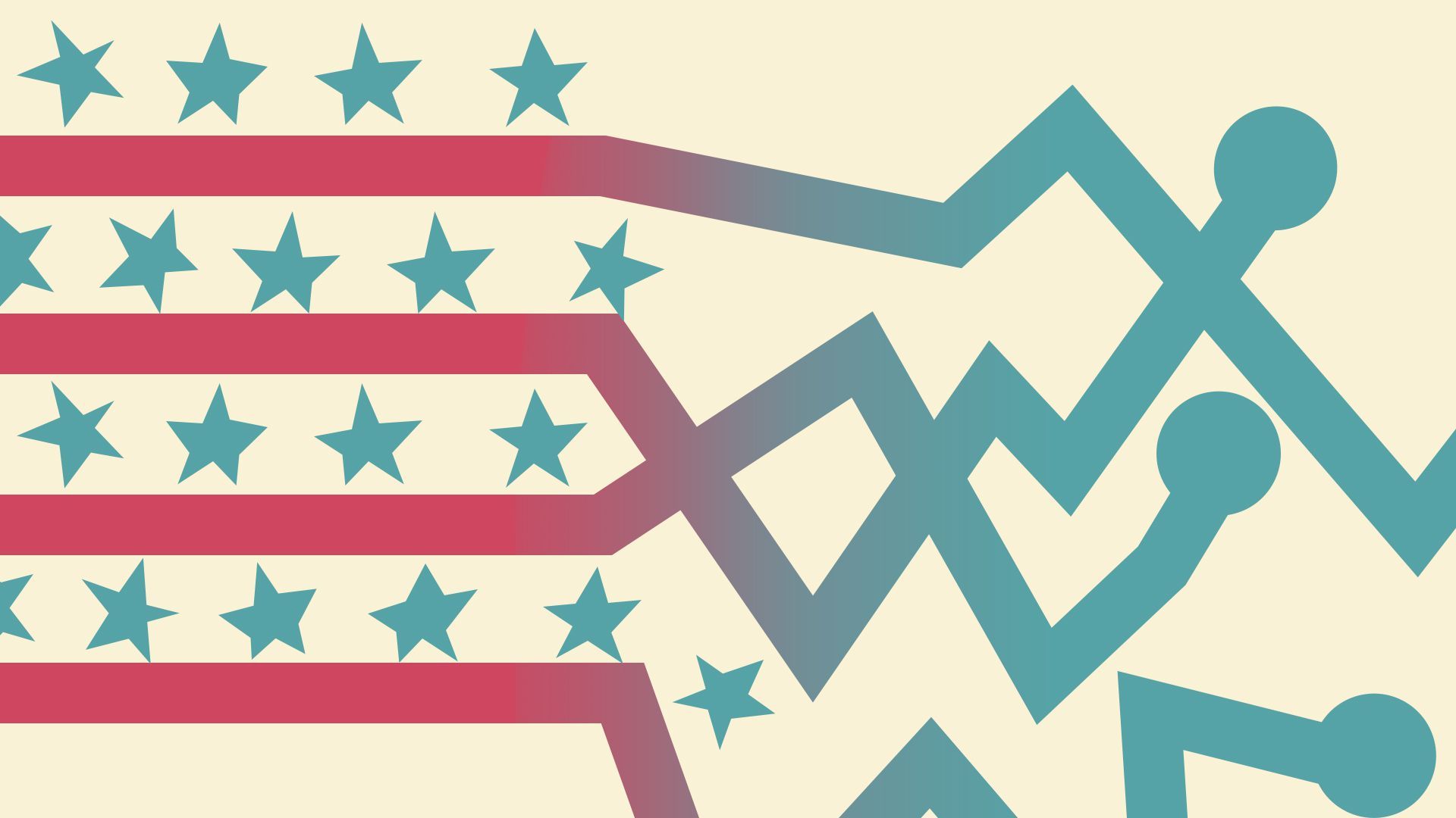 Illustration of trend lines