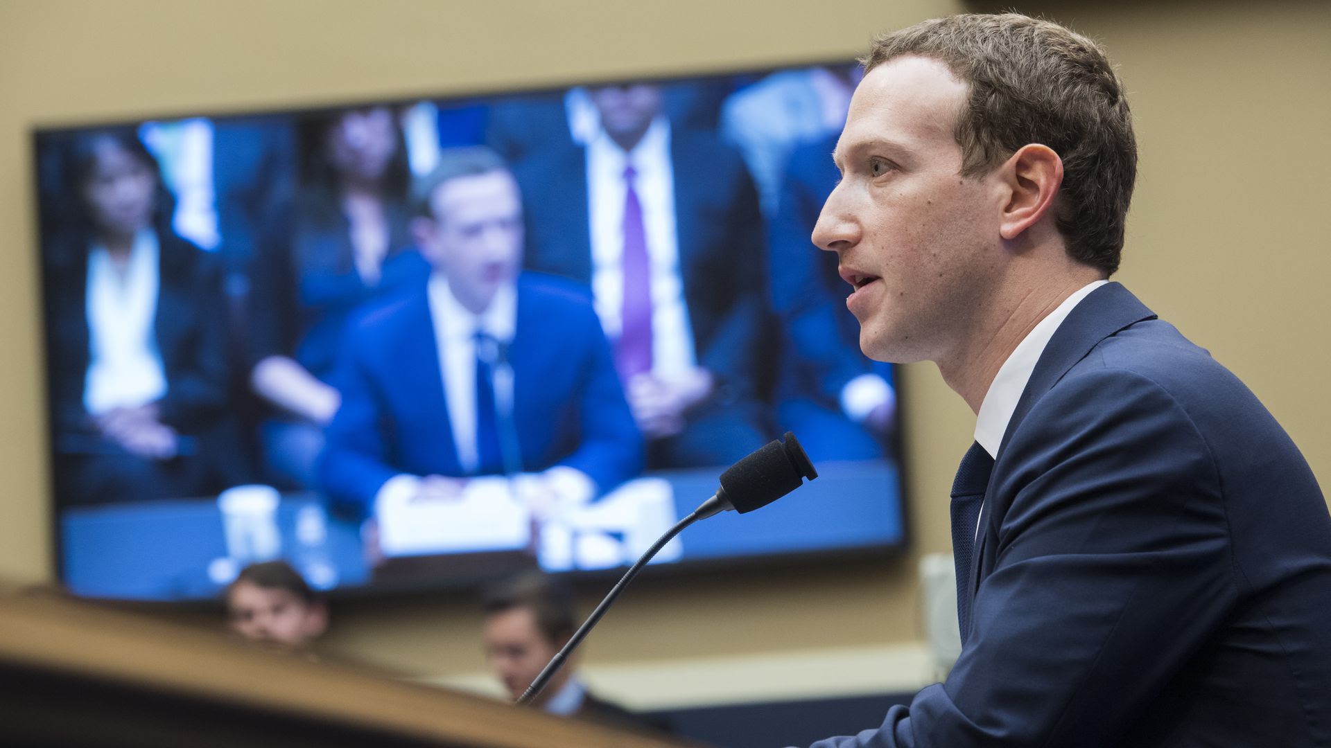 MArk Zuckerberg testifying