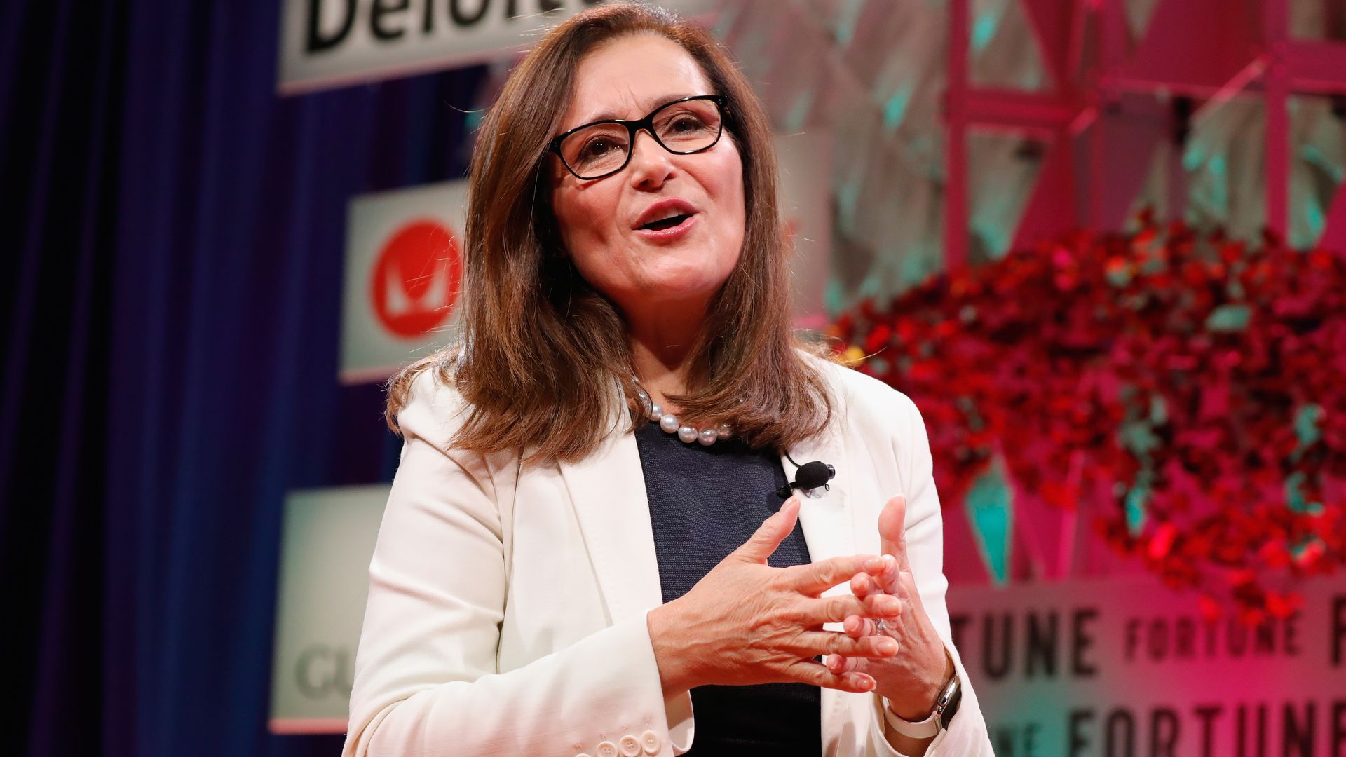 Photo of PG&E CEO Geisha Williams before she resigned