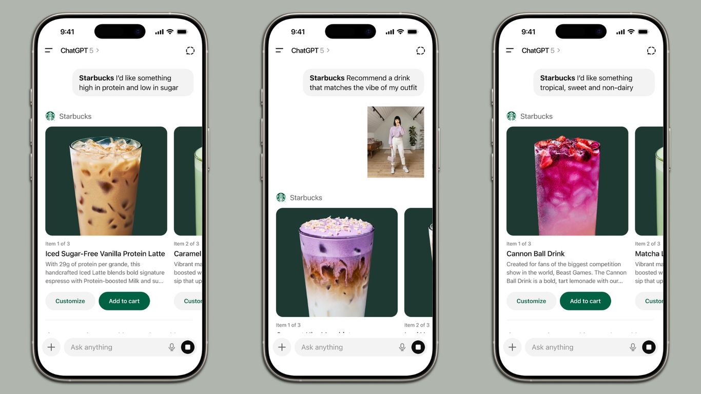 Starbucks' new AI tool in ChatGPT suggests drinks based on your mood