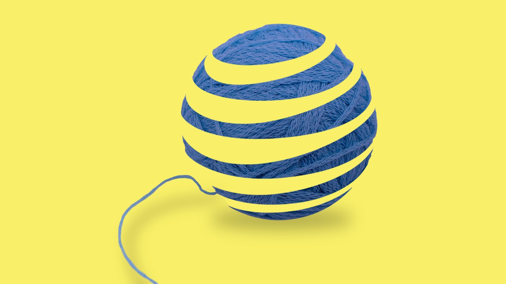 AT&T logo unspooling.