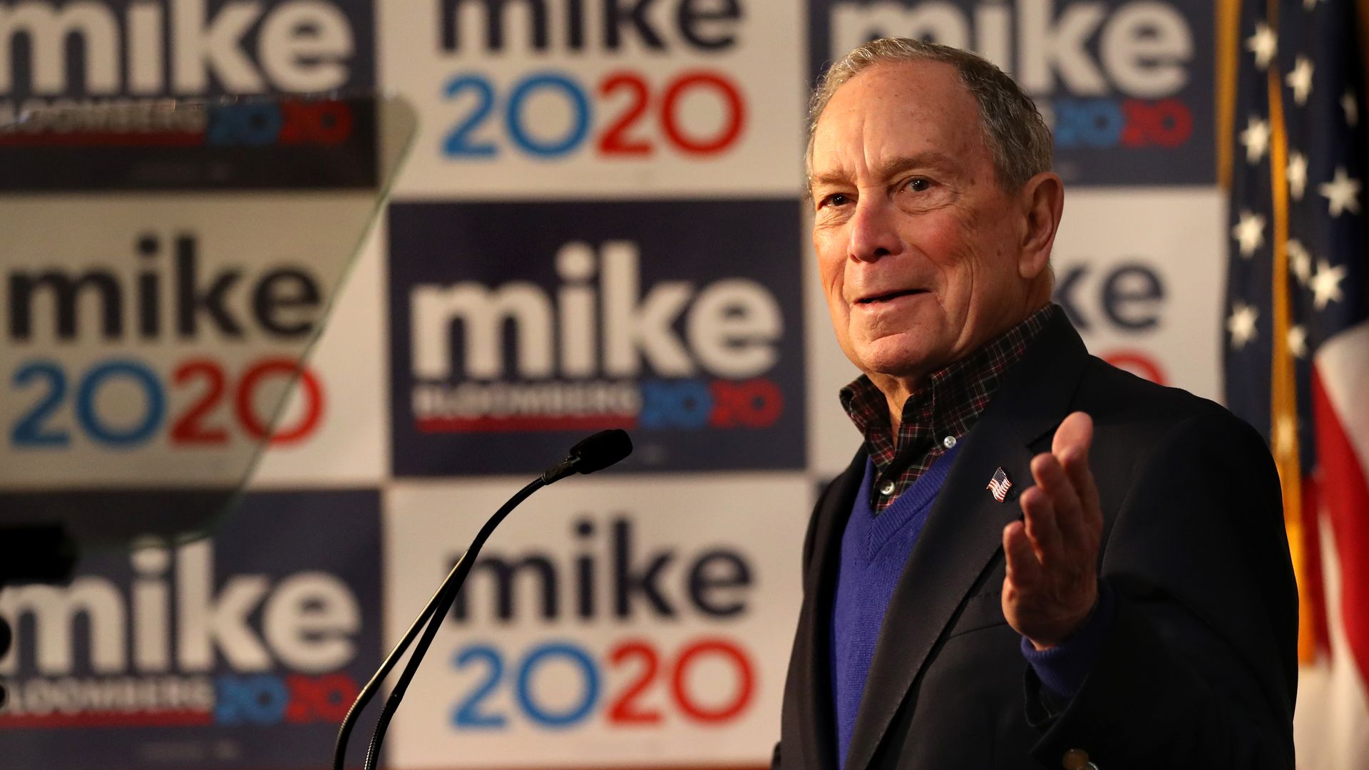 Presidential candidate Michael Bloomberg