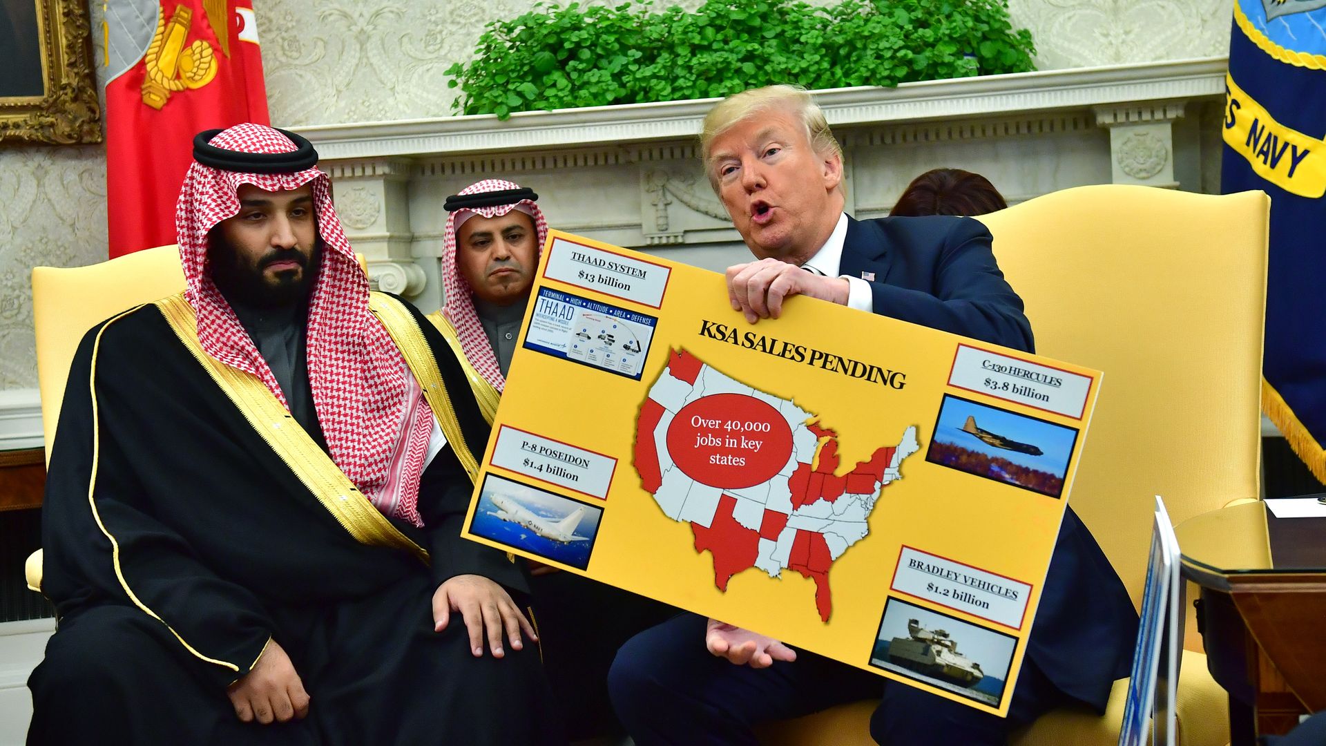 Saudi Crown Prince's Rebranding Campaign Hits Roadblock With Trump