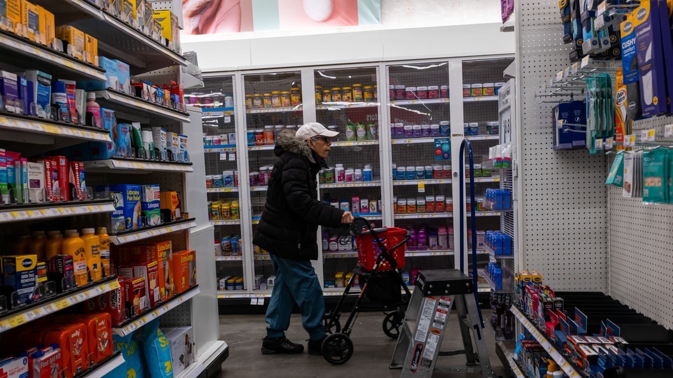 Consumer prices fall in March, with much cooler inflation