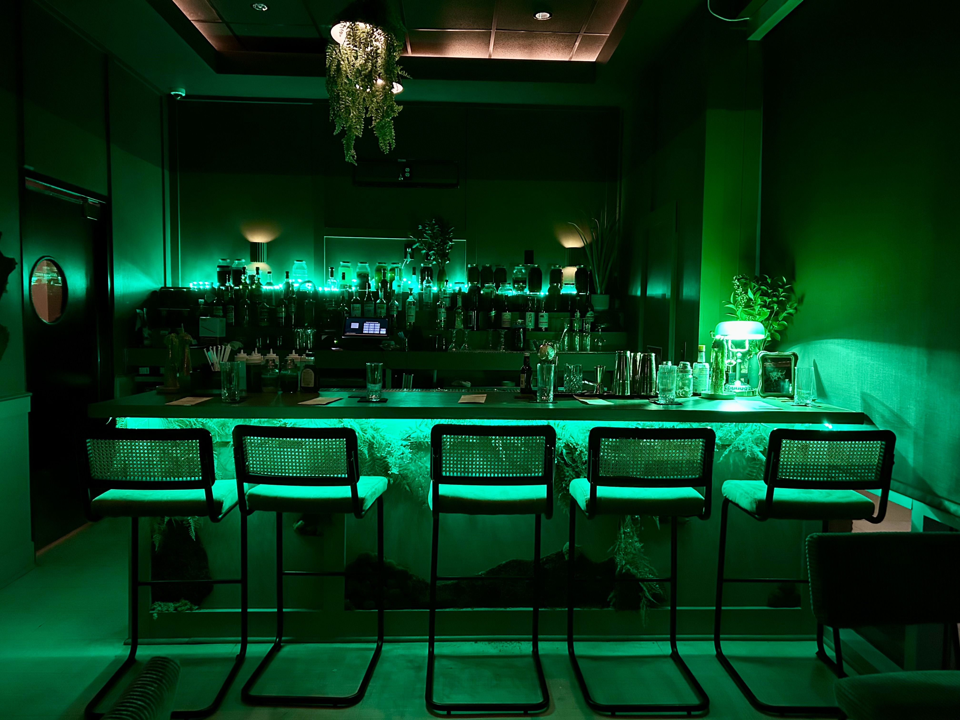 The cocktail lounge at 3rd&fernwood with speakeasy vibes charlotte