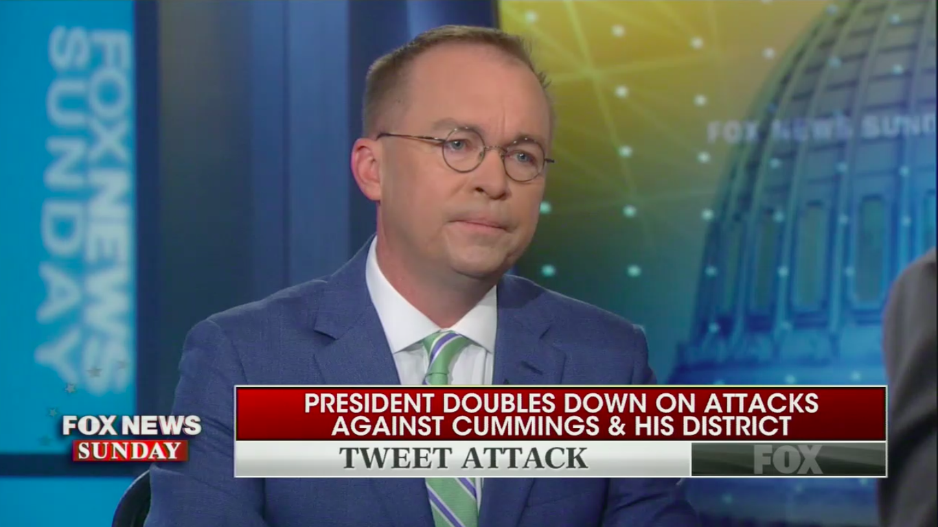 Mick Mulvaney defends Trump's use of 