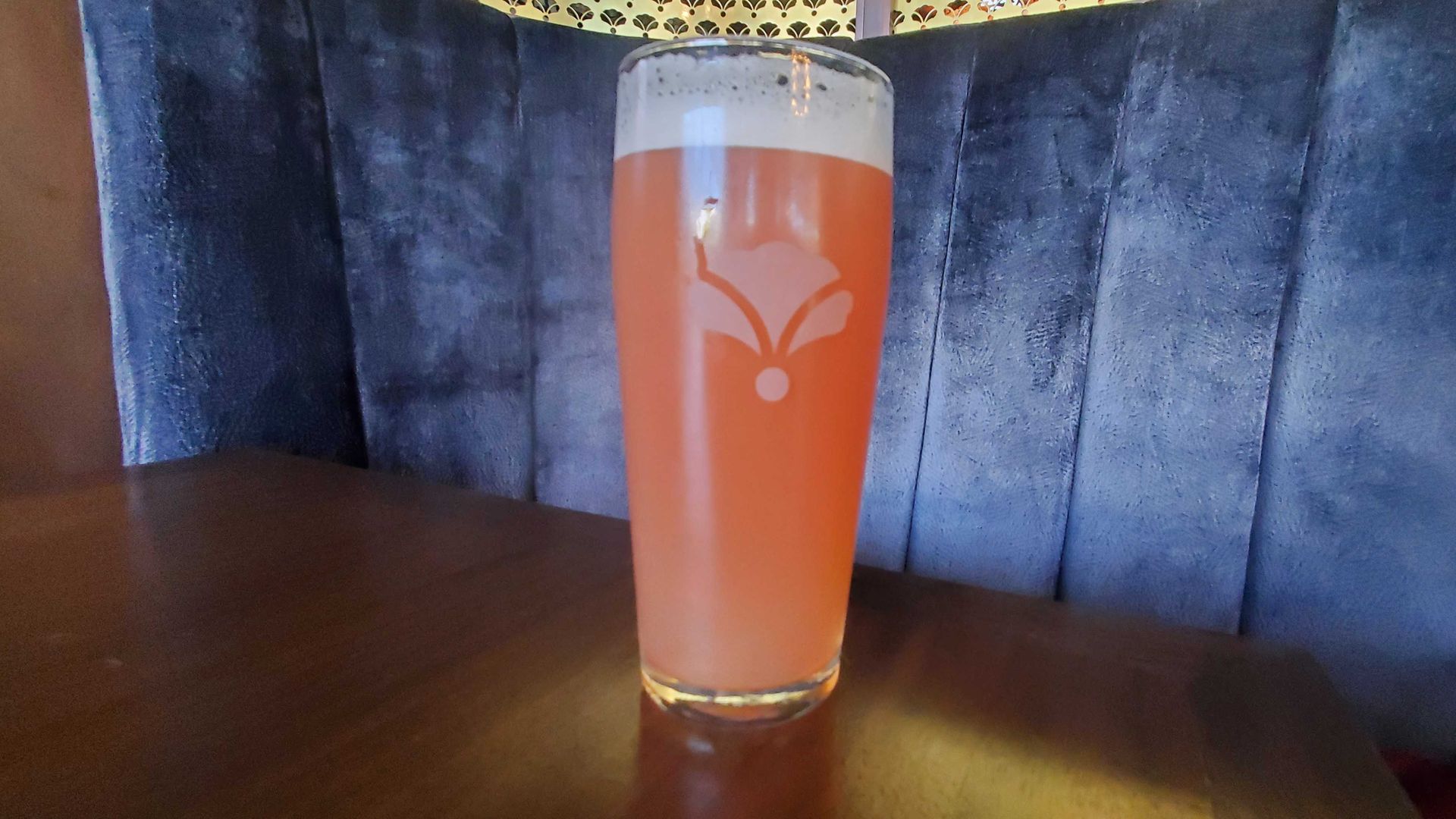 A glass of beer