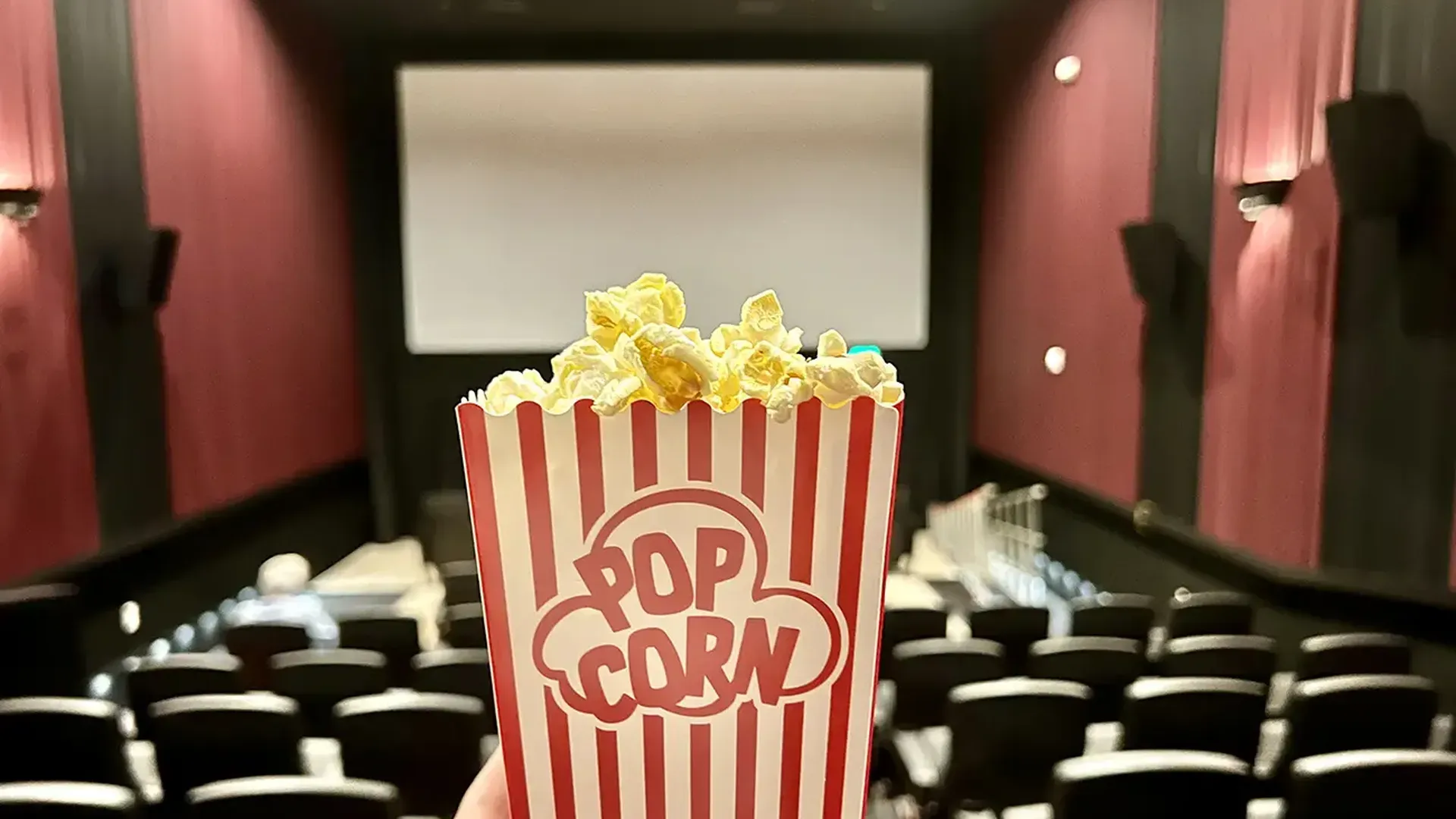 popcorn at the independent picture house in Charlotte