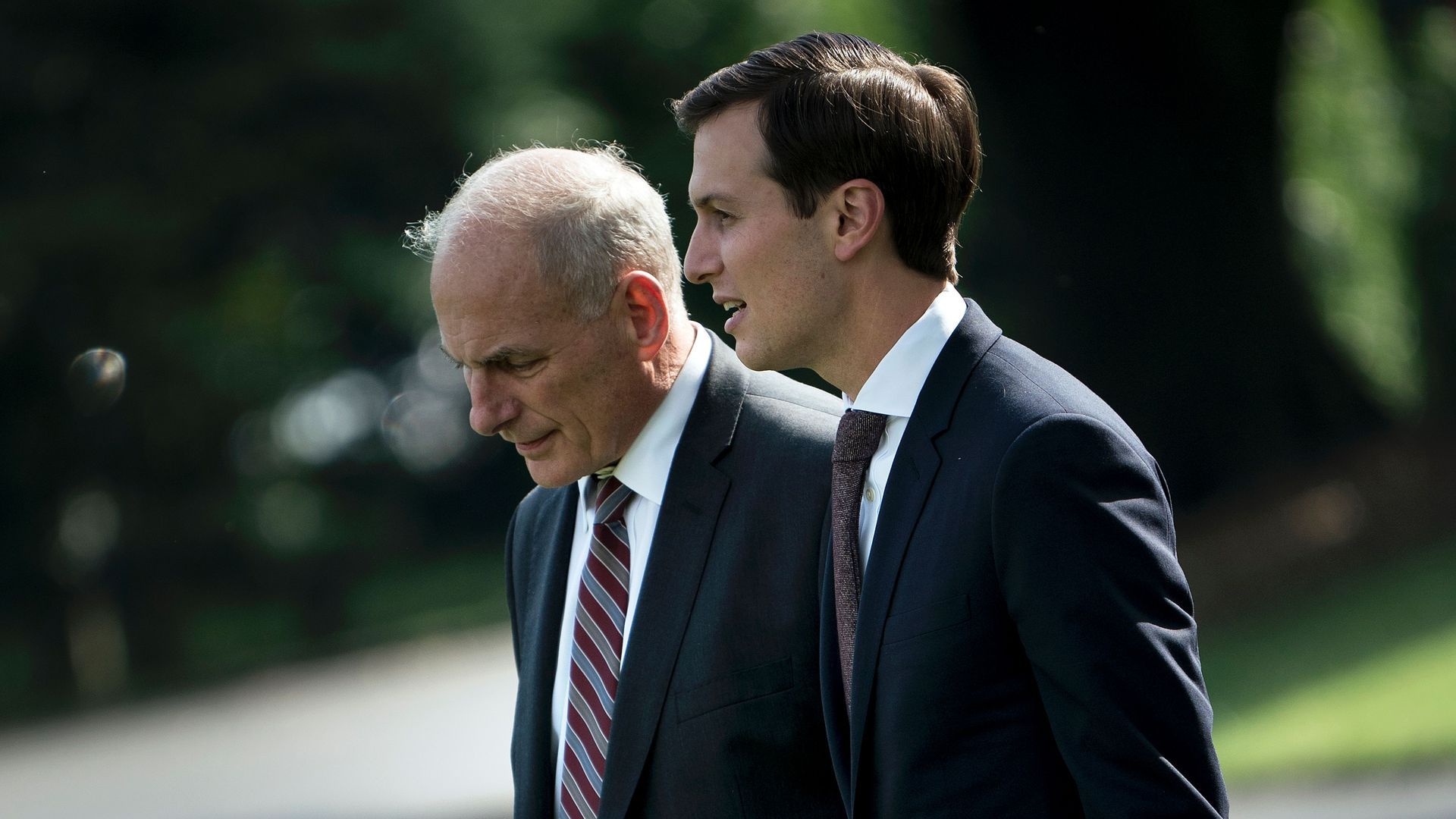John Kelly and Jared Kushner