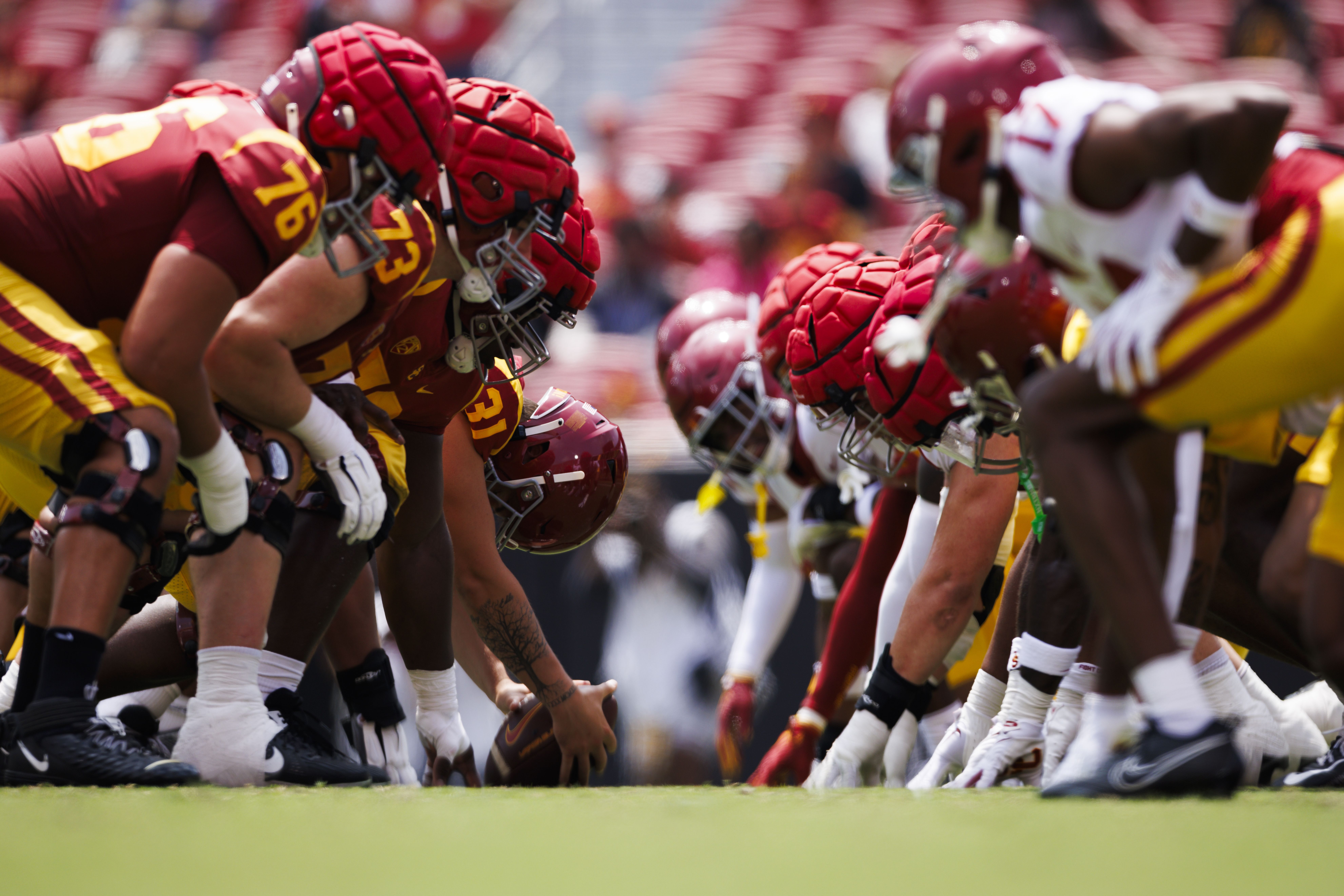 usc football scrimmage
