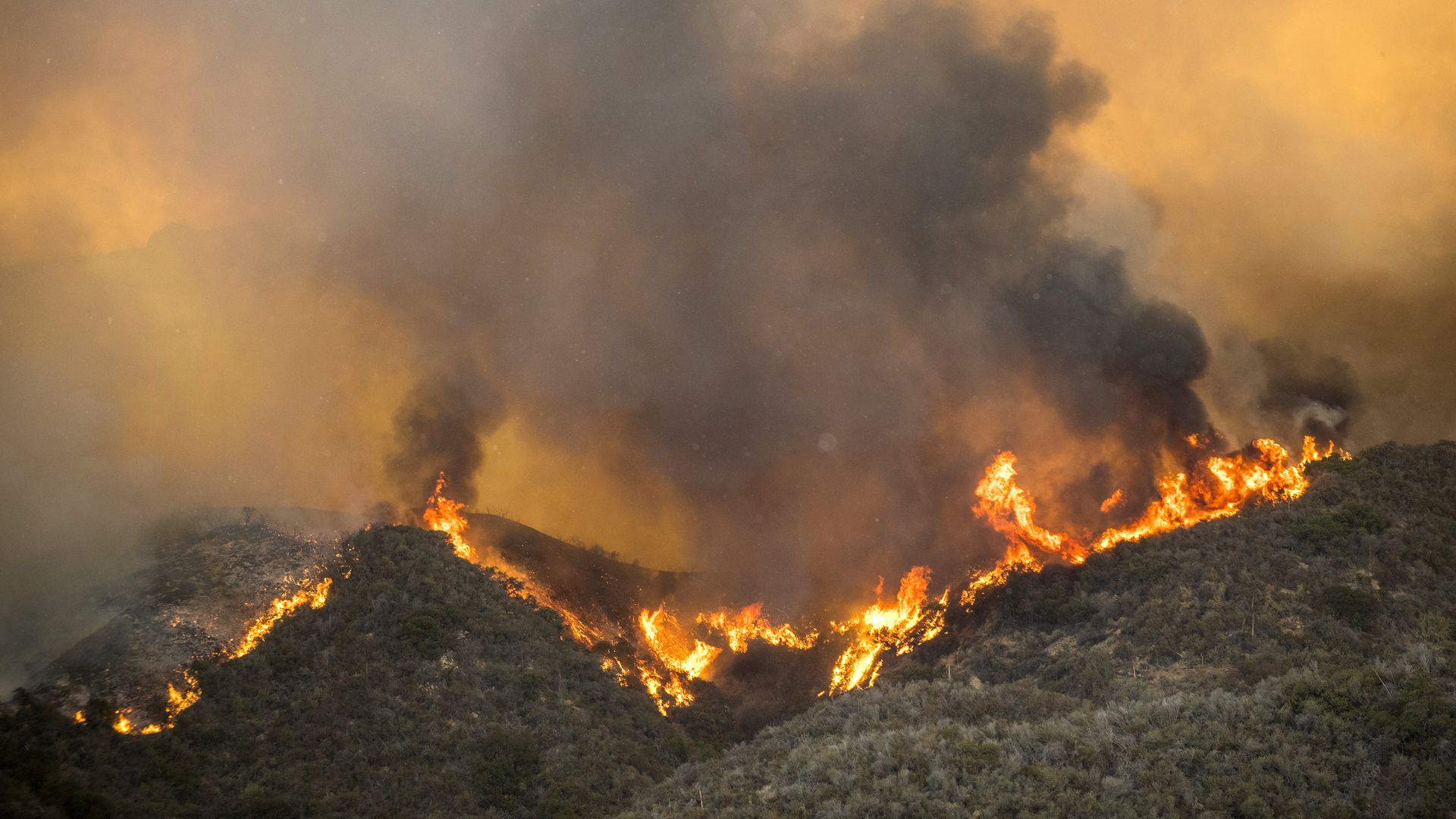 Fire in the Cleveland National Forest