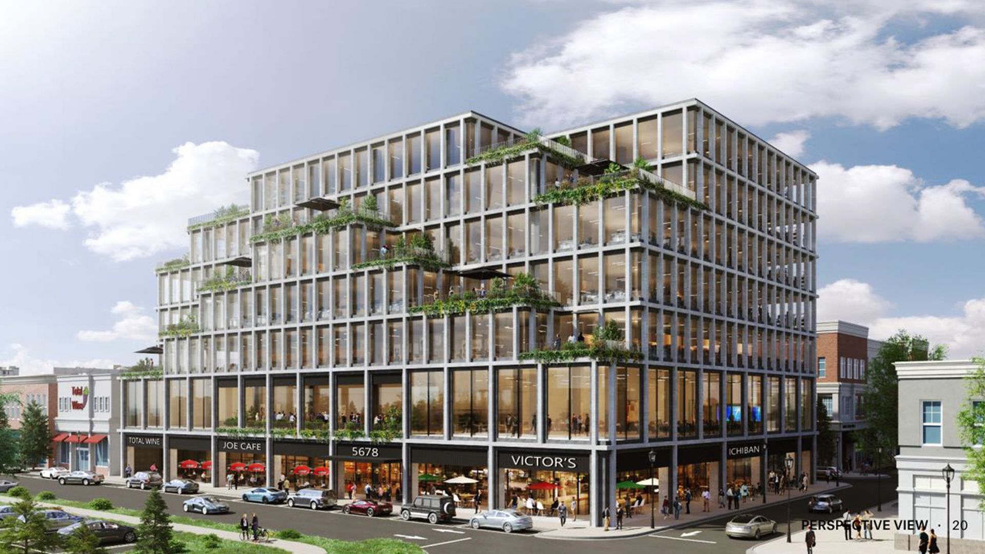 Rendering of Birkdale proposed office building