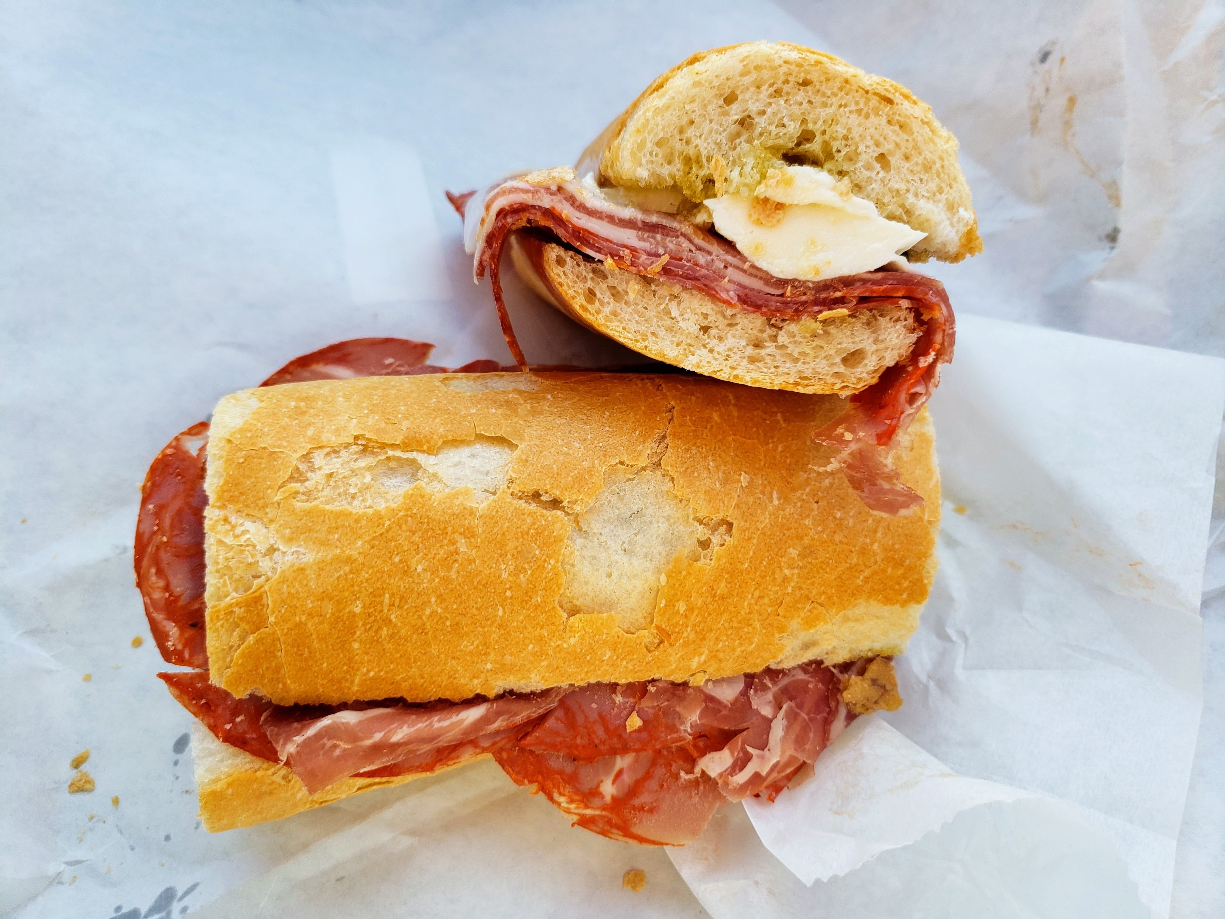 Photo of a sandwich. 