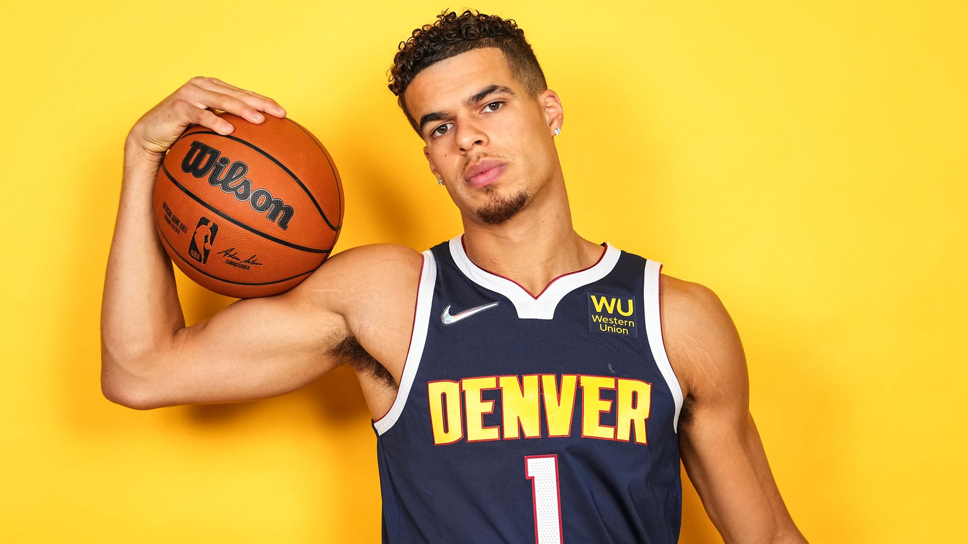 Michael Porter Jr. poses for a photo